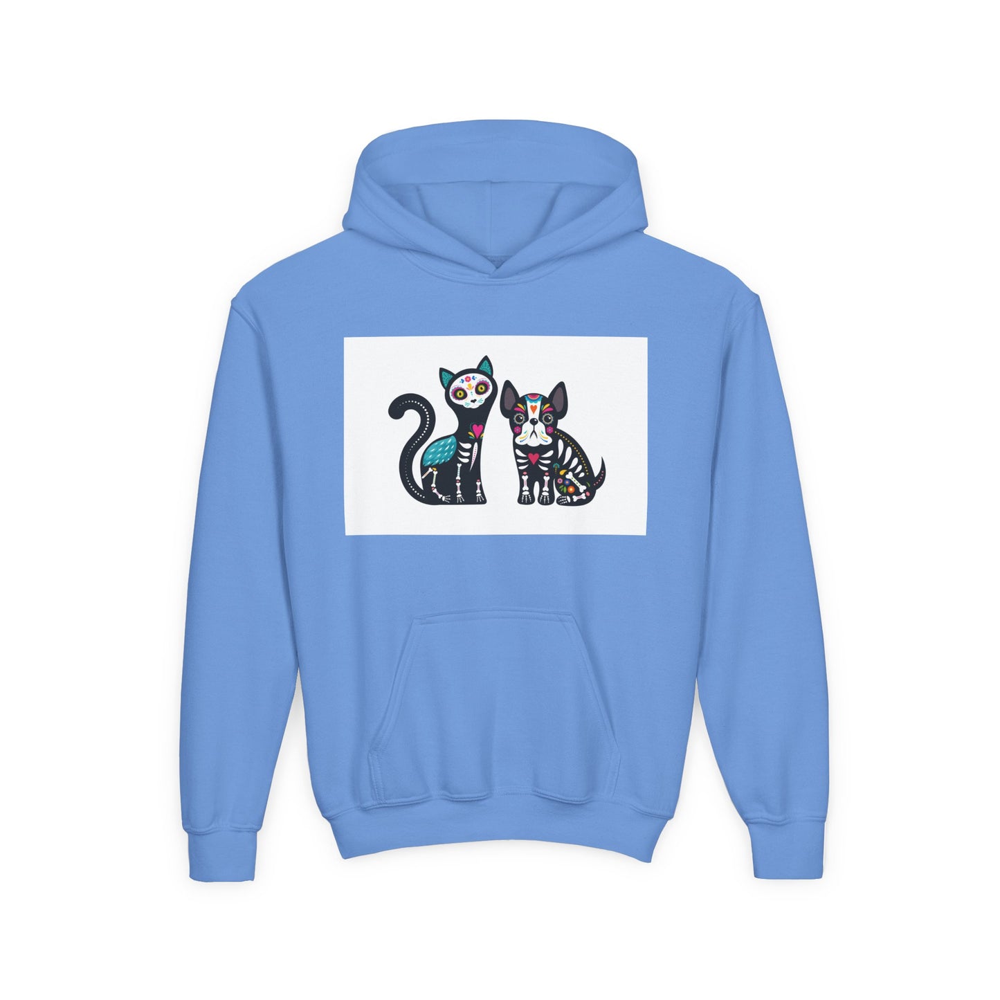 Fun Dino & Nature Youth Hoodie - Colorful Kids Sweatshirt