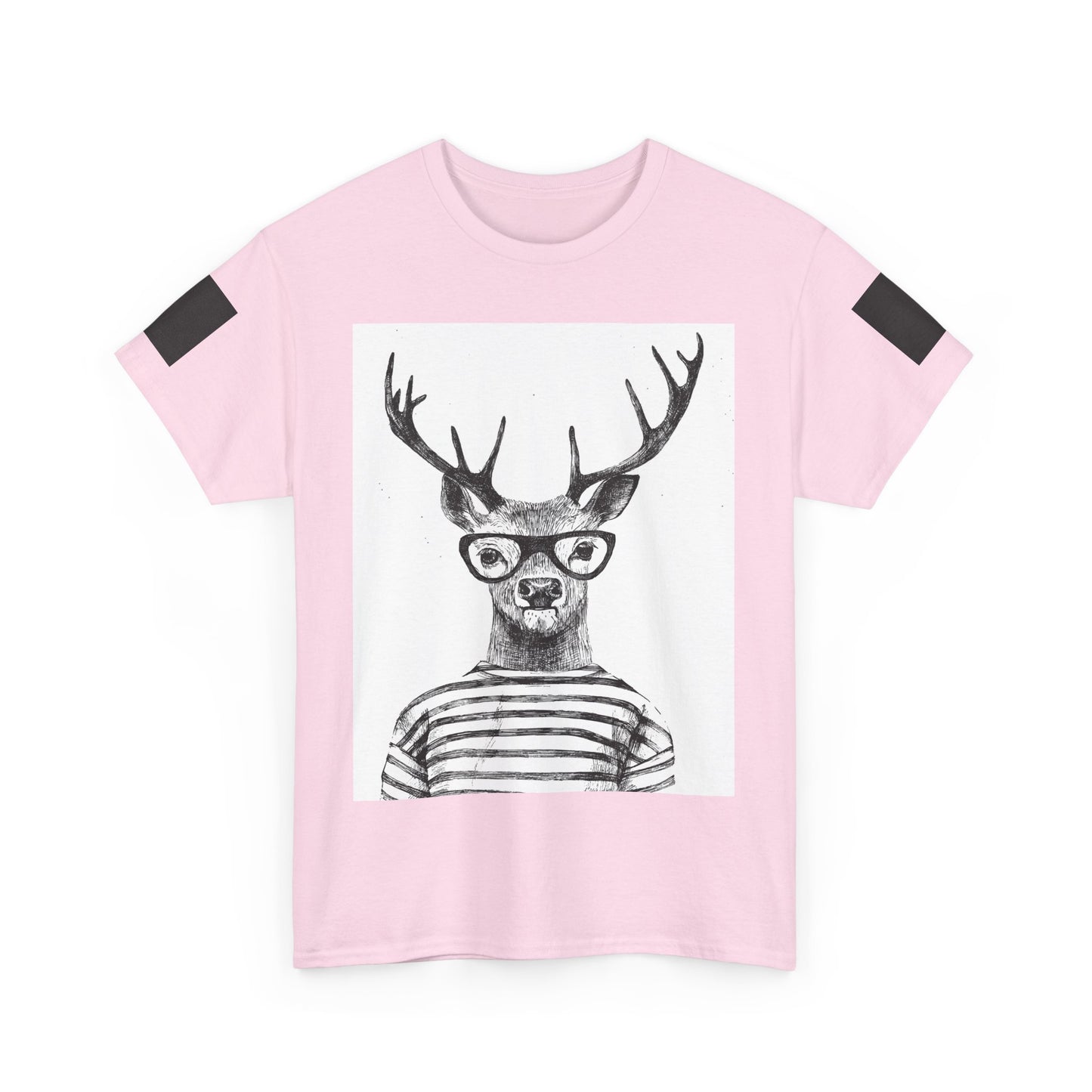 Cool Vintage Deer Graphic Unisex Heavy Cotton Tee