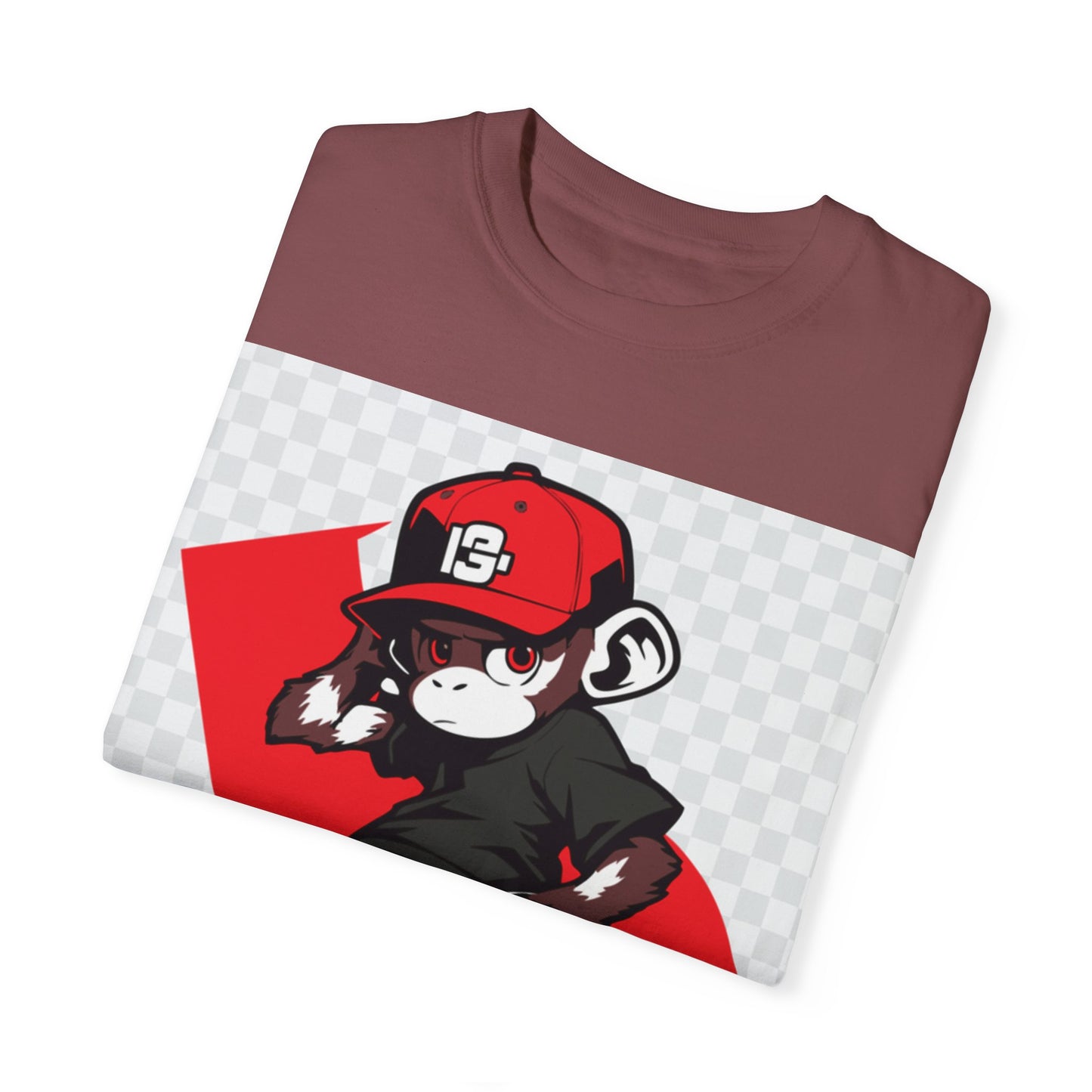 Cool Graffiti Monkey Unisex Garment-Dyed T-Shirt