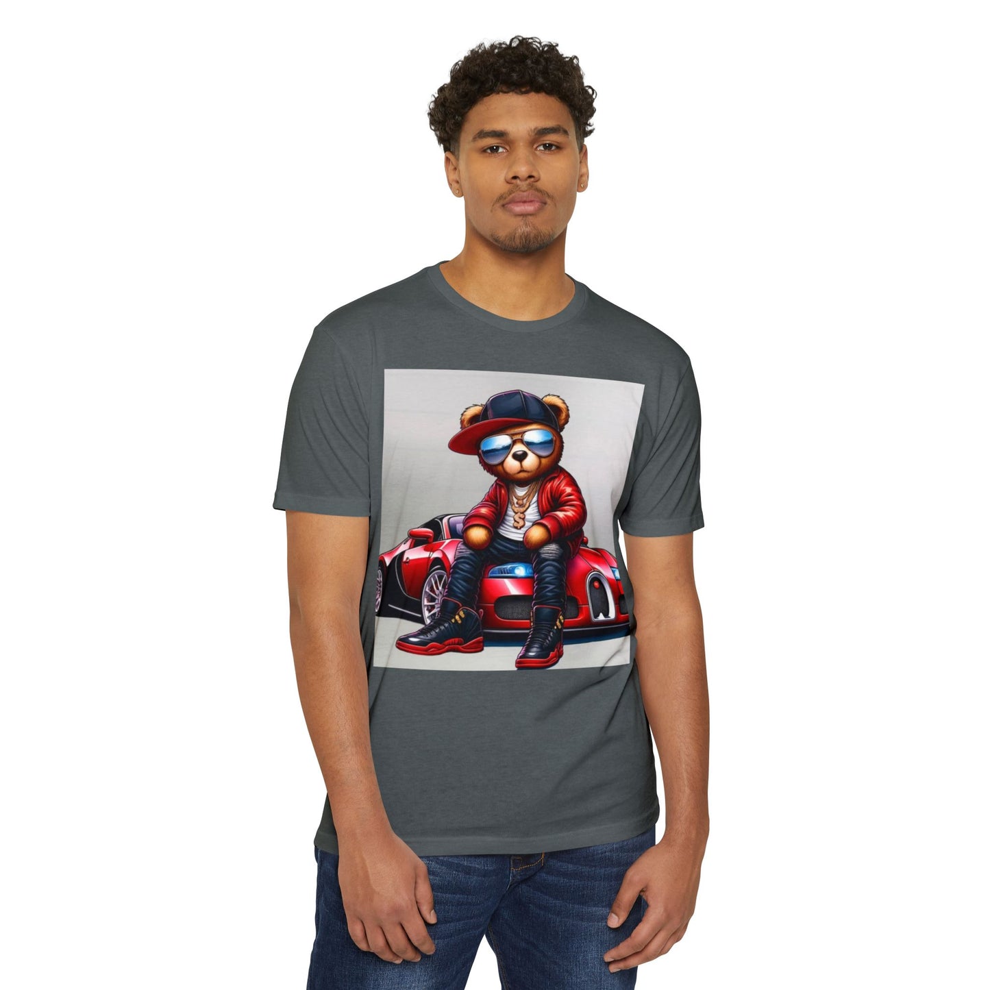 Cool Bear Streetwear T-Shirt - Unisex Graphic Tee for Car Enthusiasts