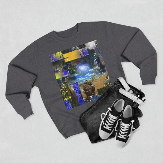 Cosmic Adventure Unisex Crewneck Sweatshirt - Unique Art Print