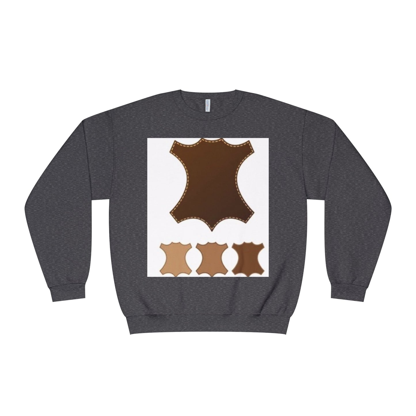 Artisan Leather Pattern Unisex Crewneck Sweatshirt