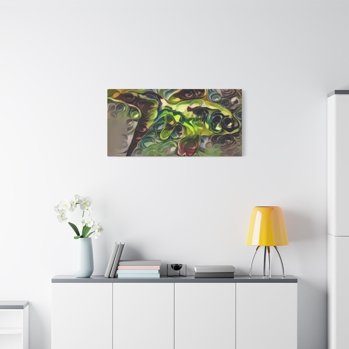 Abstract Nature Canvas Art - Stretched Matte Wall Decor