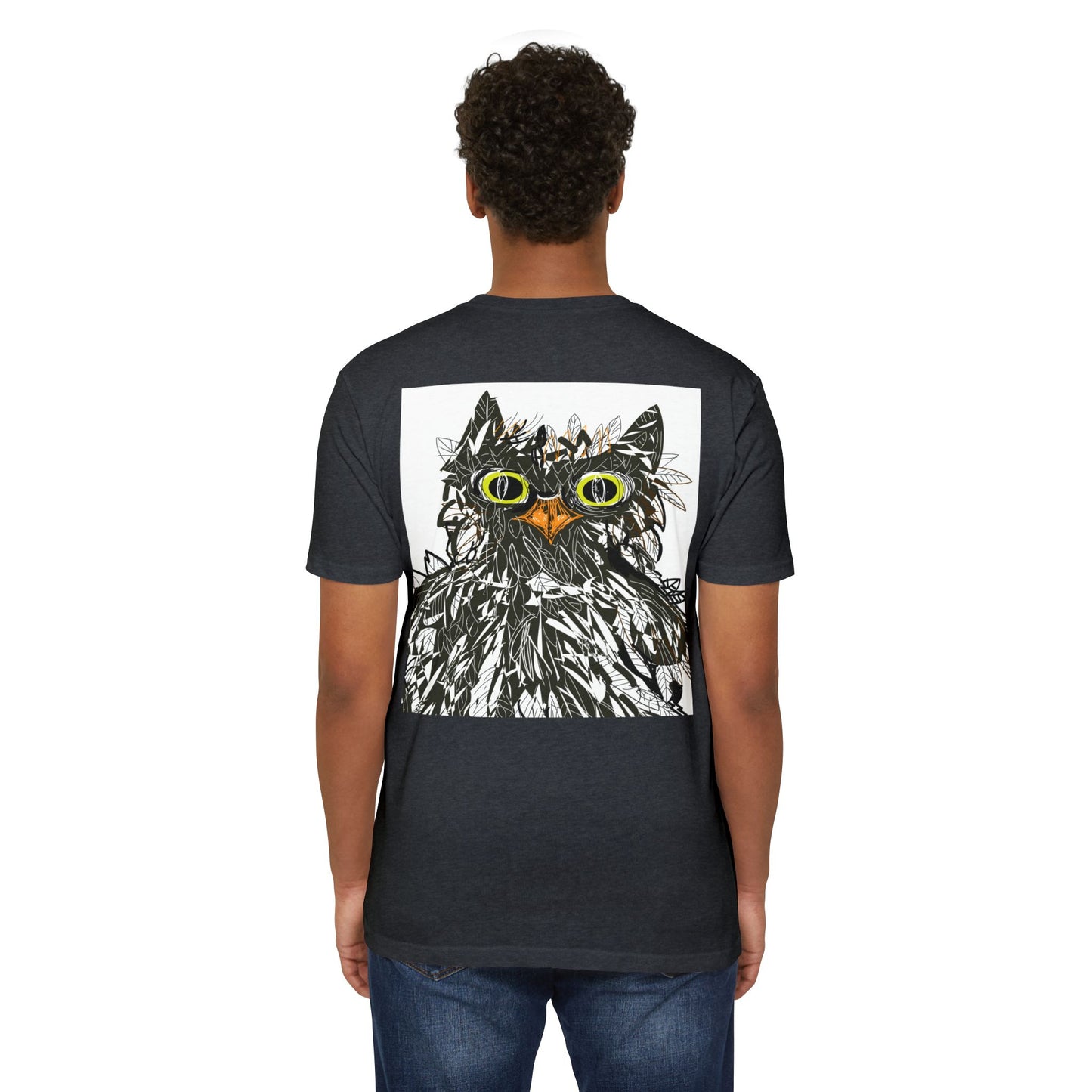 Whimsical Cat Graphic Unisex T-Shirt - Fun & Artsy Apparel