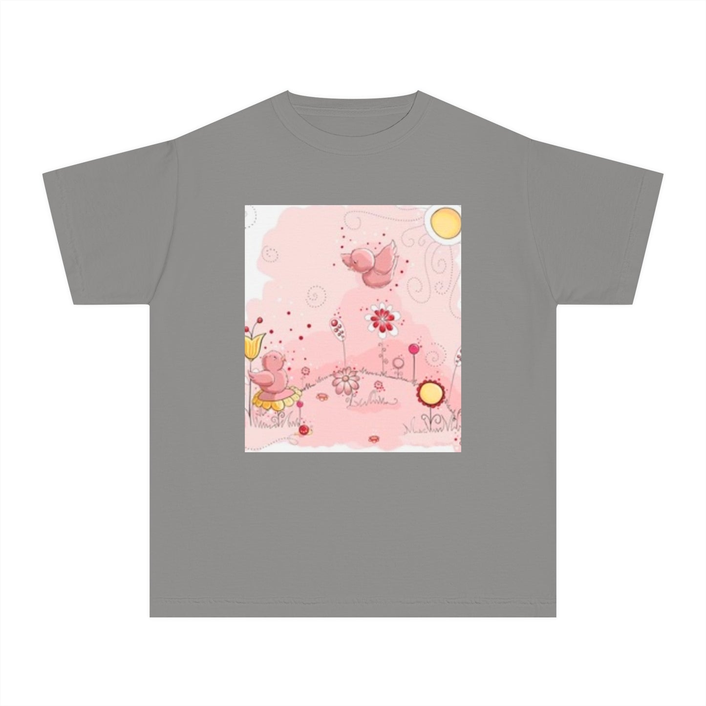 Fun Dinosaur Youth Midweight Tee for Boys and Girls - Perfect for Play and Adventures