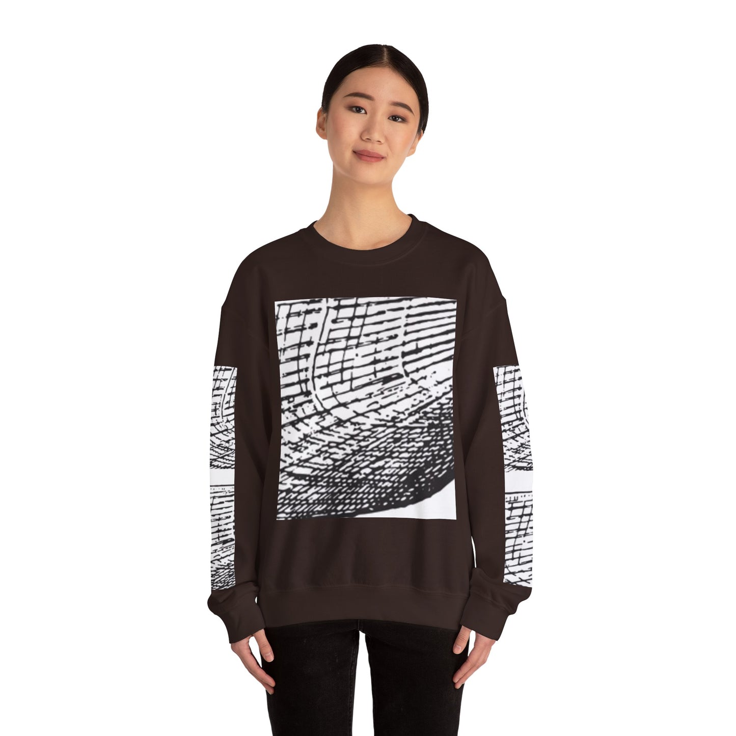 Artistic Unisex Crewneck Sweatshirt - Abstract Design for Cozy Vibes