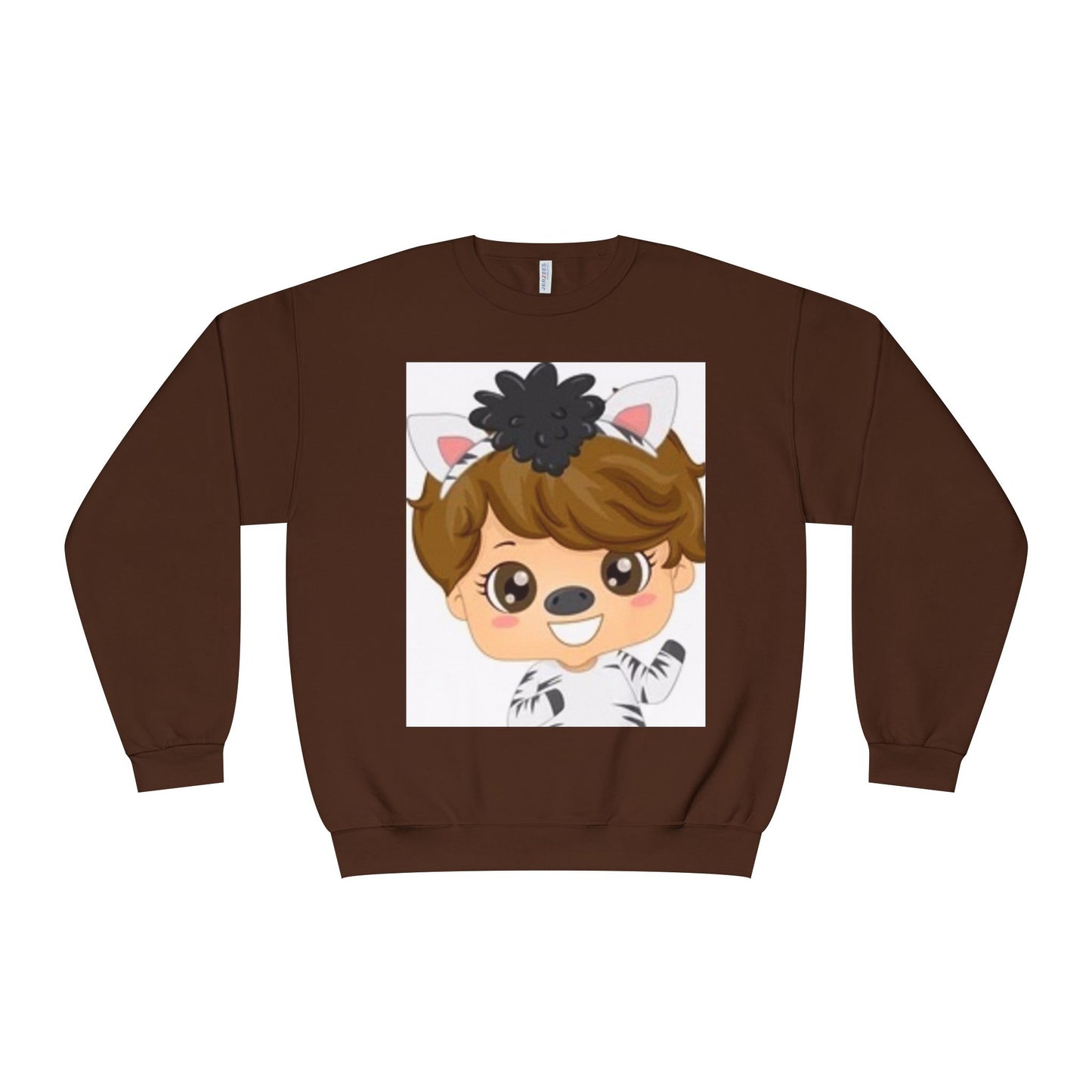 Cute Cartoon Animal Crewneck Sweatshirt for Kids