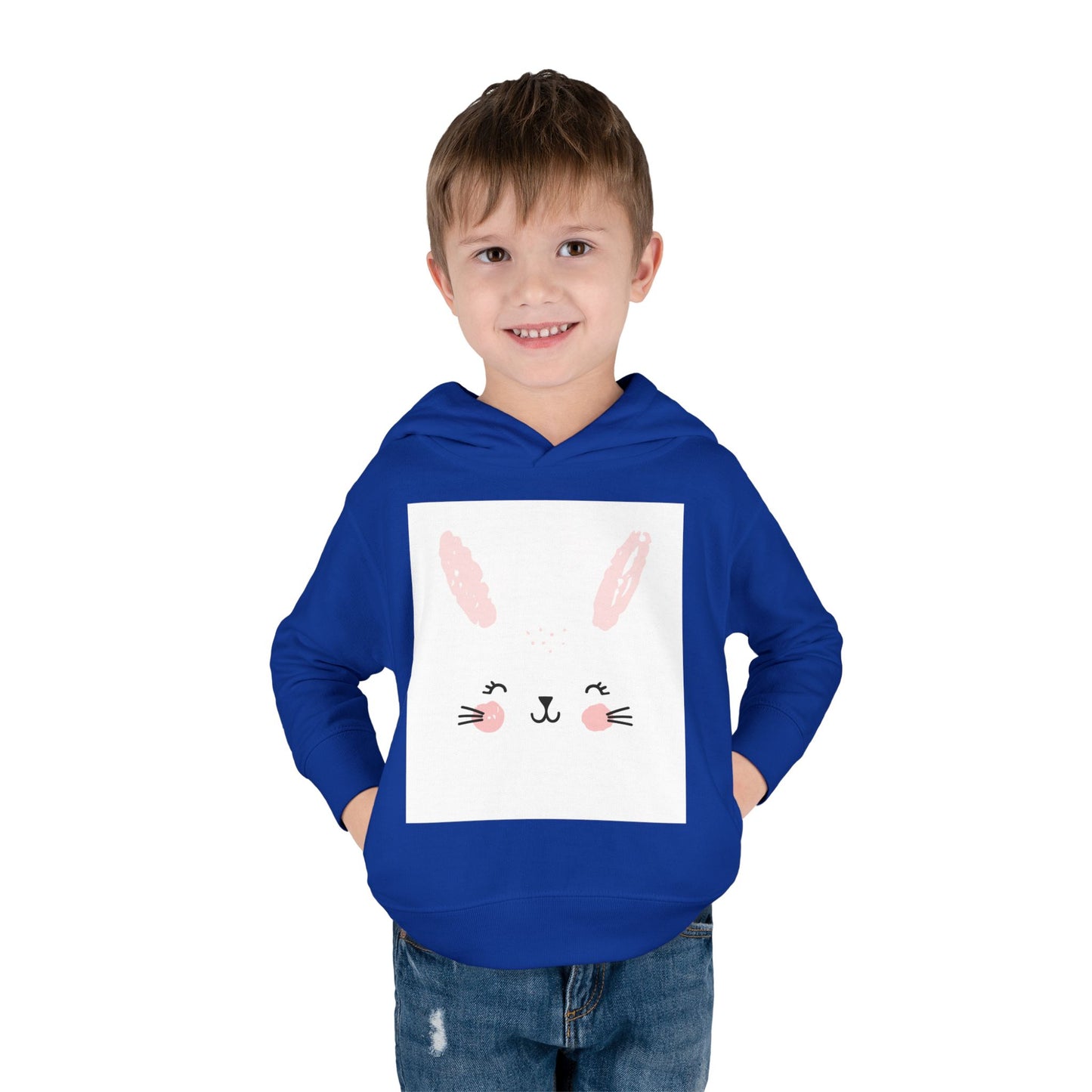 Cute Bunny Hoodie for Toddlers - Cozy Fleece Pullover