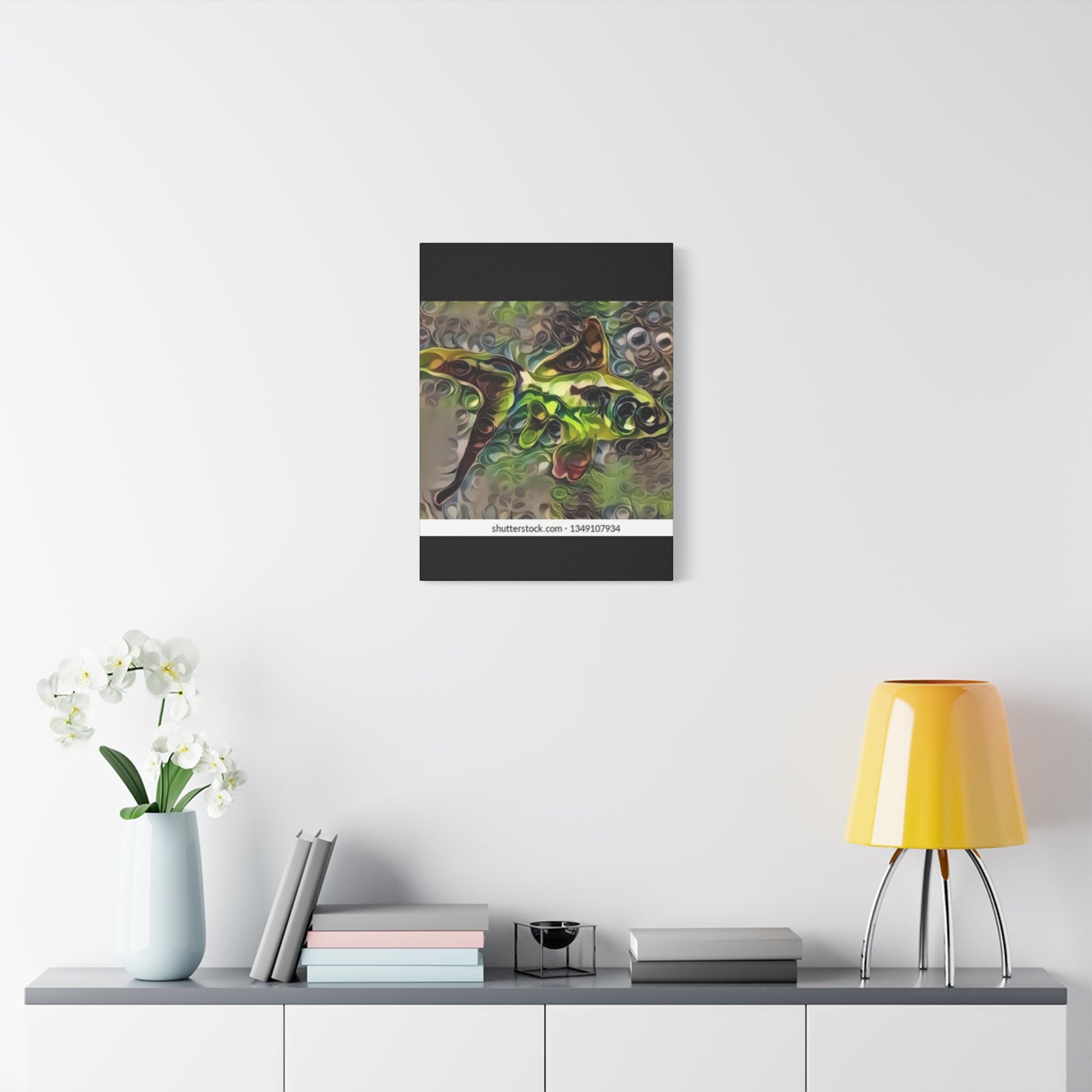 Abstract Nature Canvas Art - Stretched Matte Wall Decor