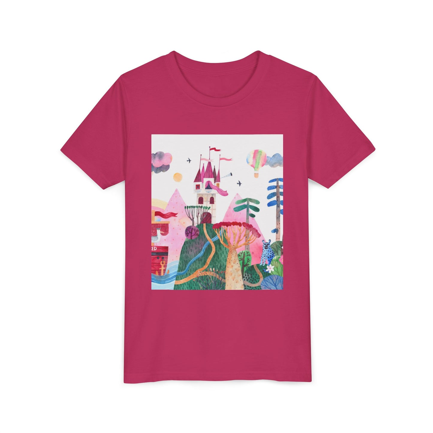 Mermaid Dreams Youth Tee - Cute Short Sleeve T-Shirt for Girls