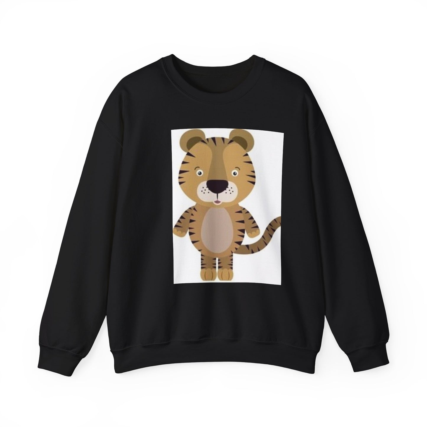 Cute Tiger Design Unisex Heavy Blend Crewneck Sweatshirt