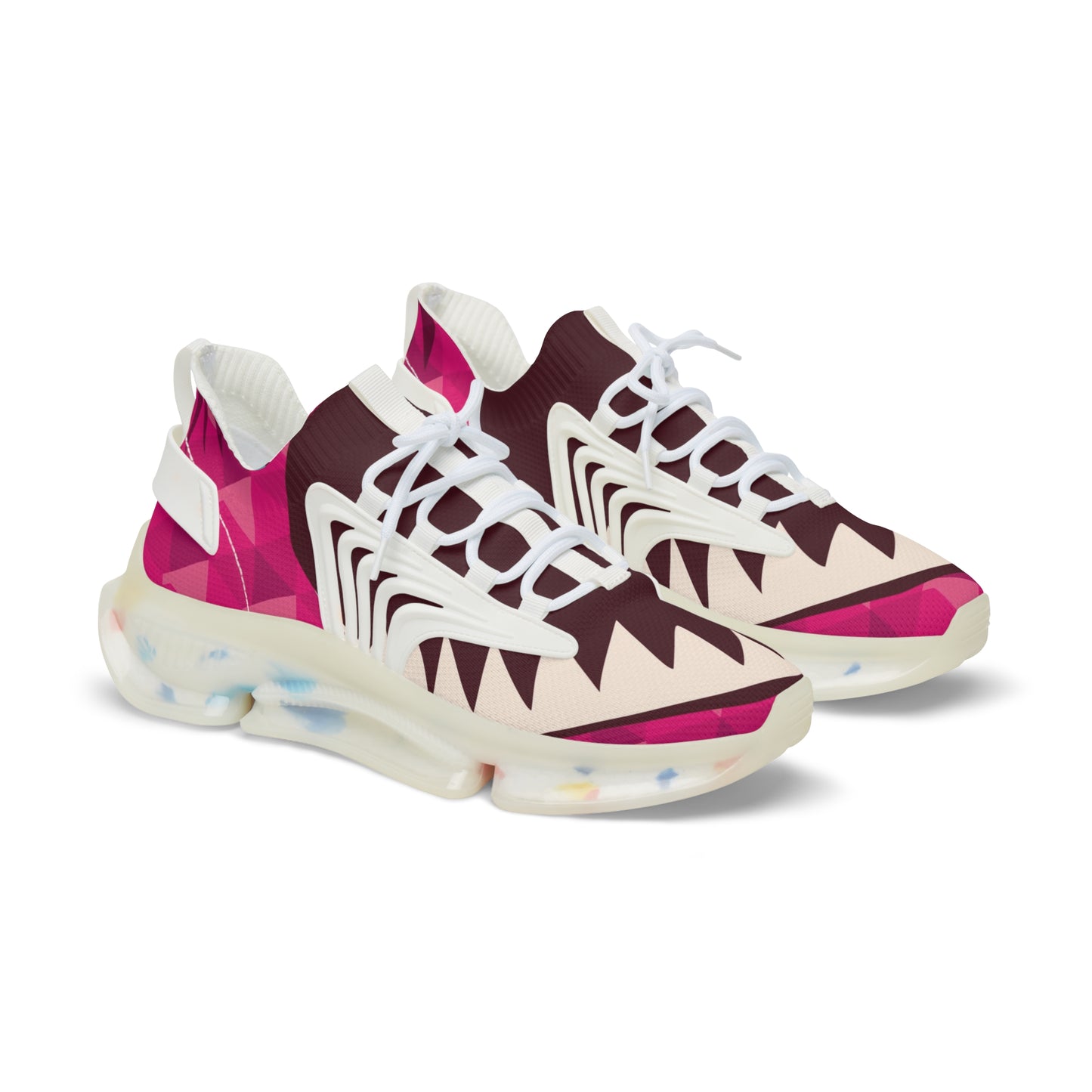 Men's Stylish Mesh Sneakers - Trendy Athletic Footwear with Bold Design