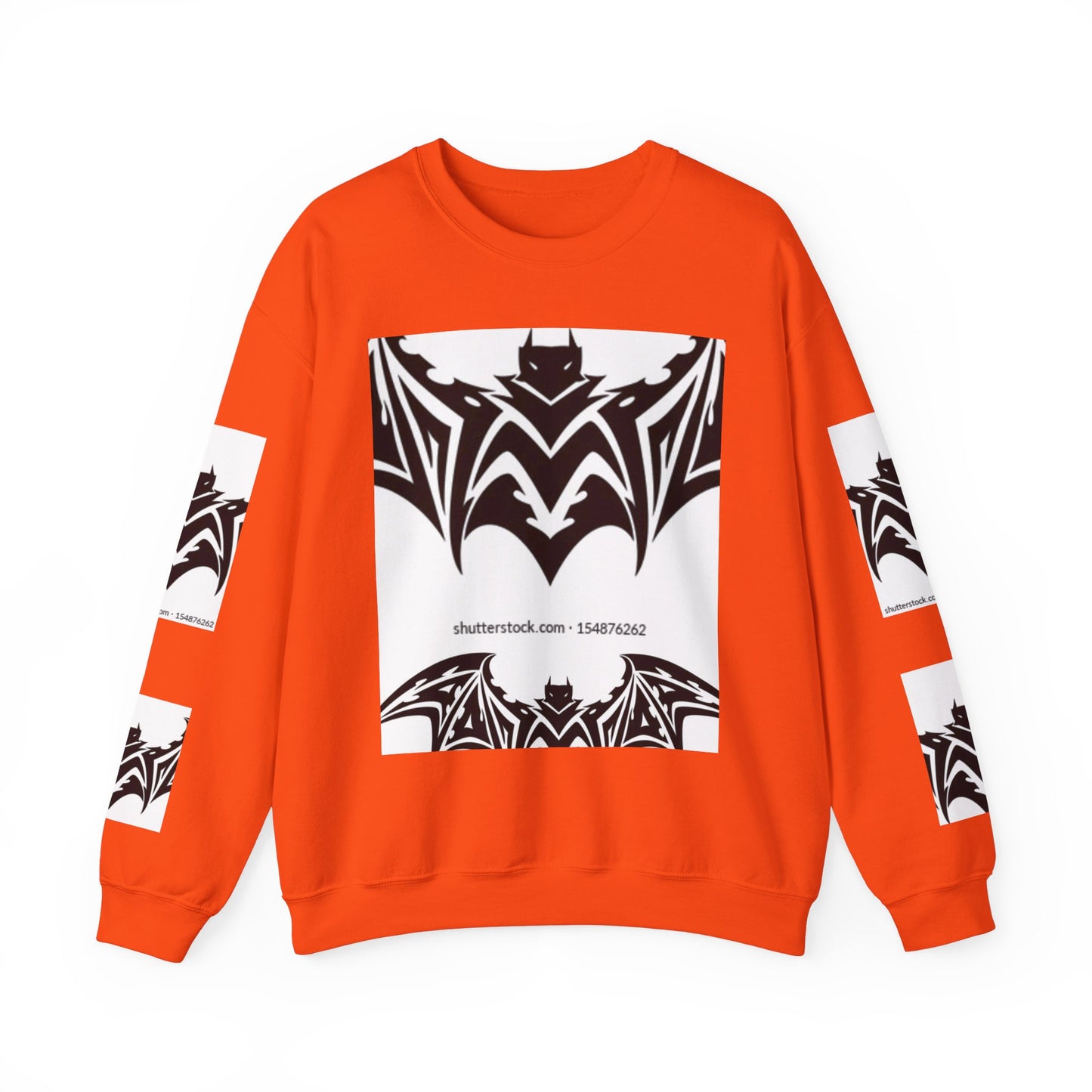 Gothic Bat Sweatshirt - Unisex Crewneck for Halloween & Casual Wear