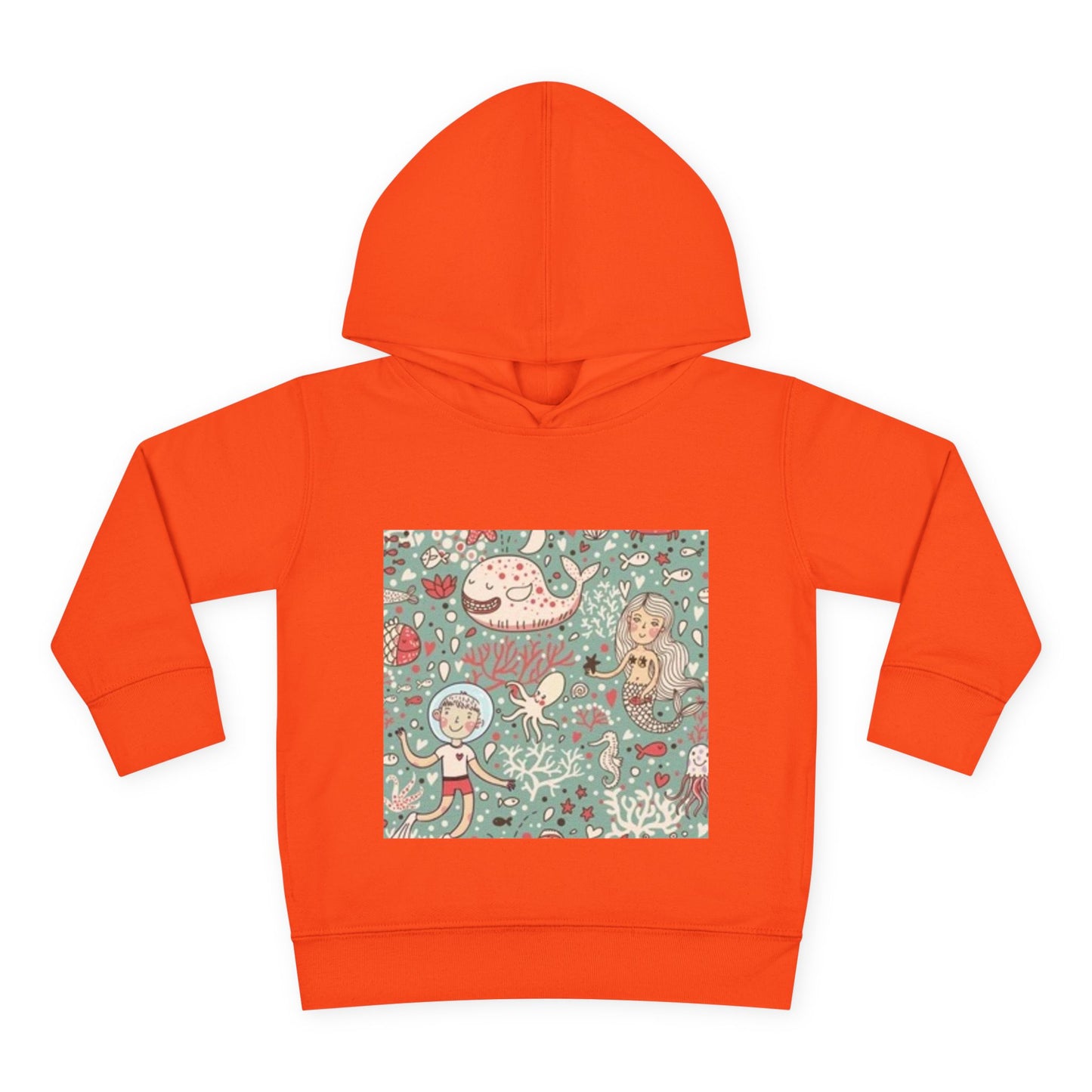 Whimsical Ocean Adventure Toddler Hoodie