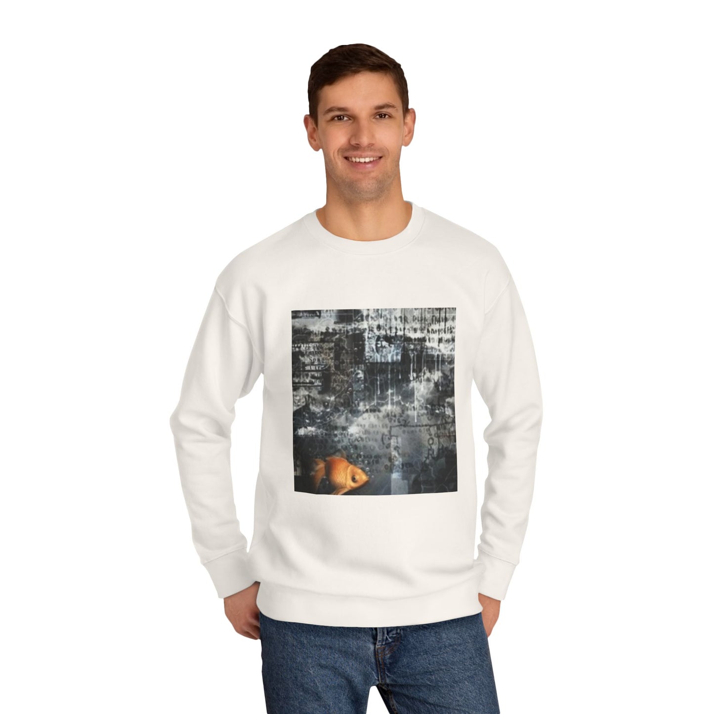 Roaring Lion Unisex Crew Sweatshirt - Bold Art for Animal Lovers