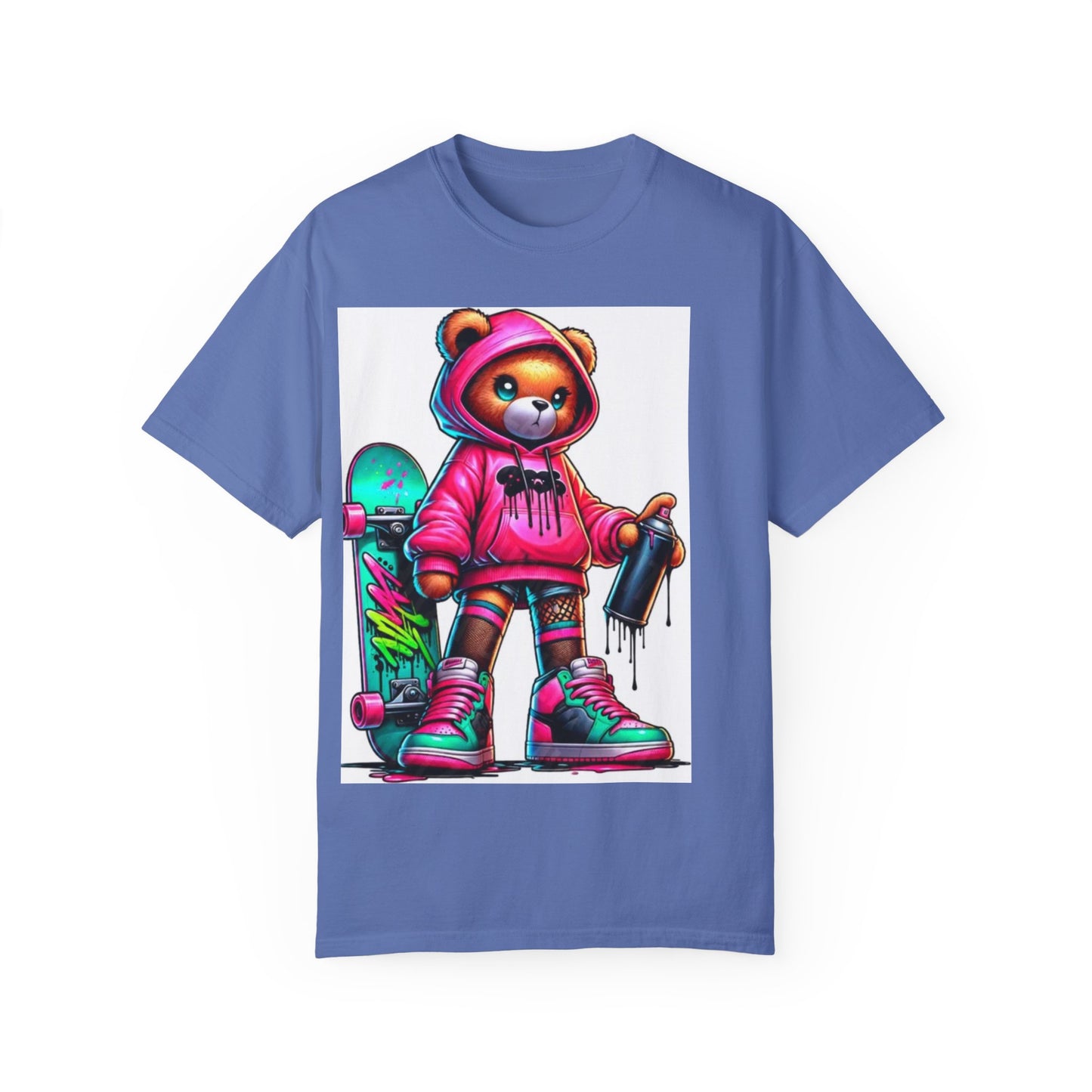 Graffiti Bear Unisex T-Shirt - Cool Streetwear Design for Skateboard Lovers