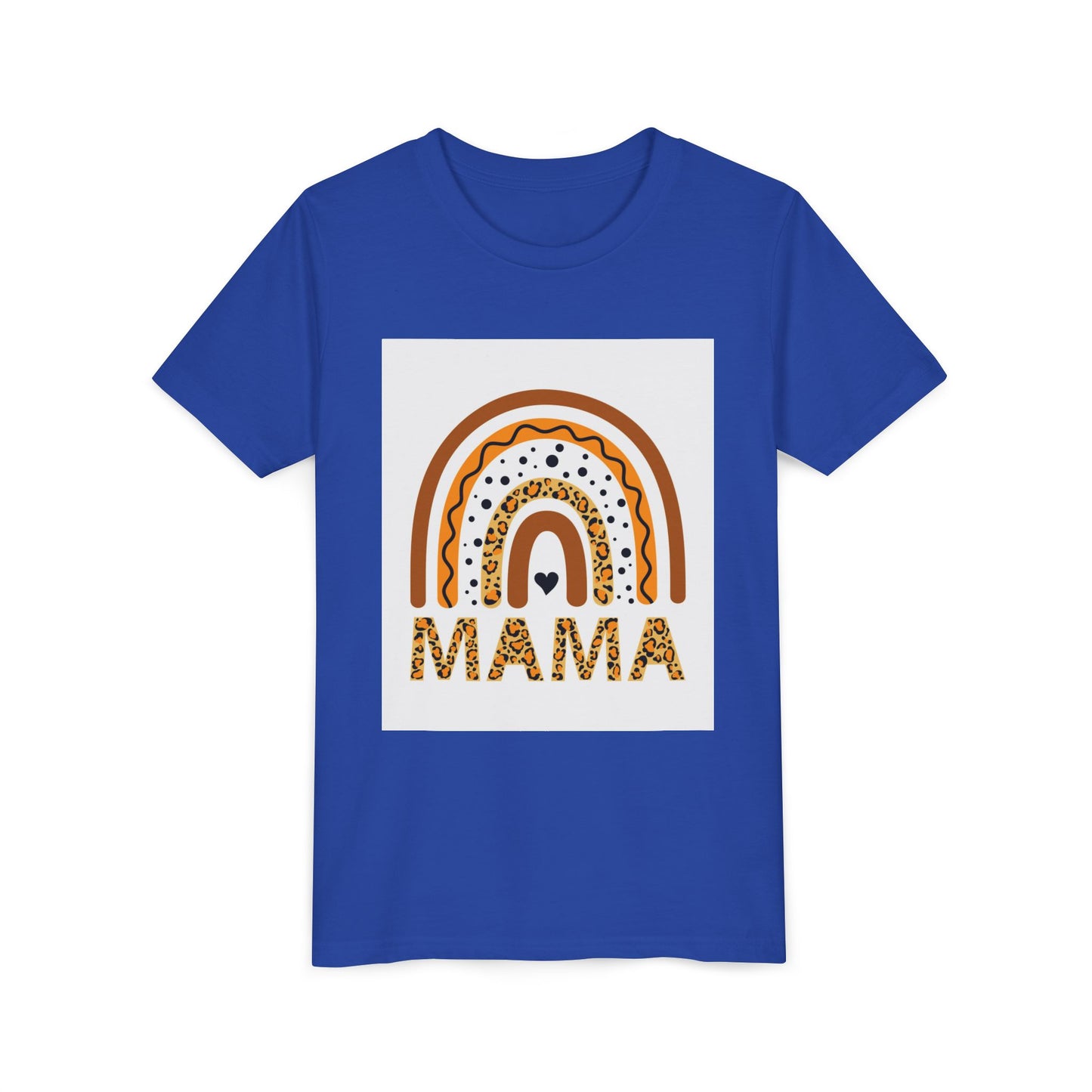 Mama Rainbow Youth Tee - Trendy Short Sleeve T-Shirt for Kids