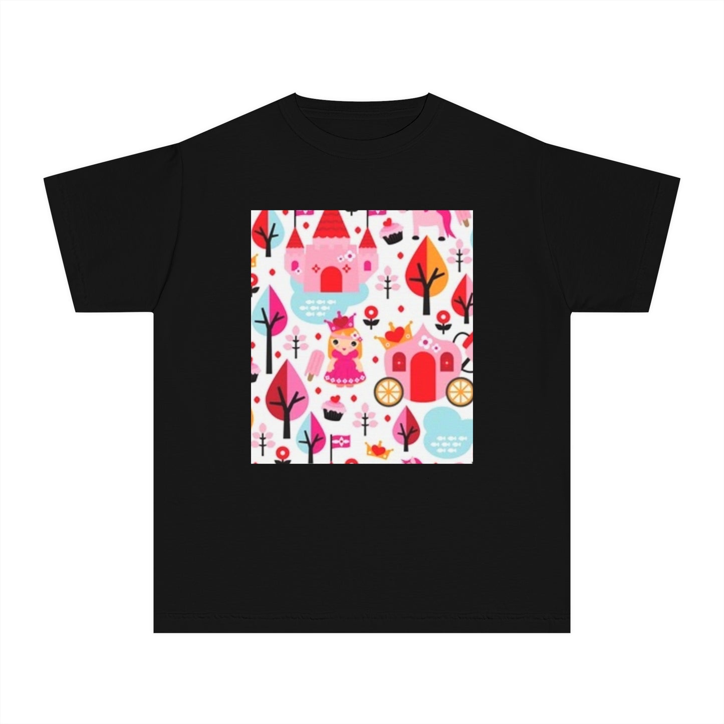 Youth Midweight Tee - Whimsical Fairy Tale Design for Kids