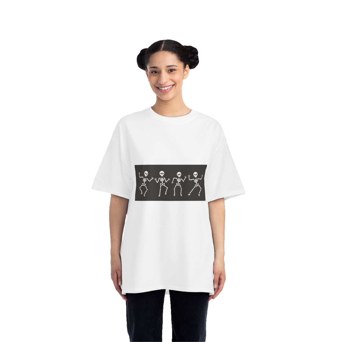 "Dance Like a Skeleton" Graphic Beefy-T® Short-Sleeve T-Shirt