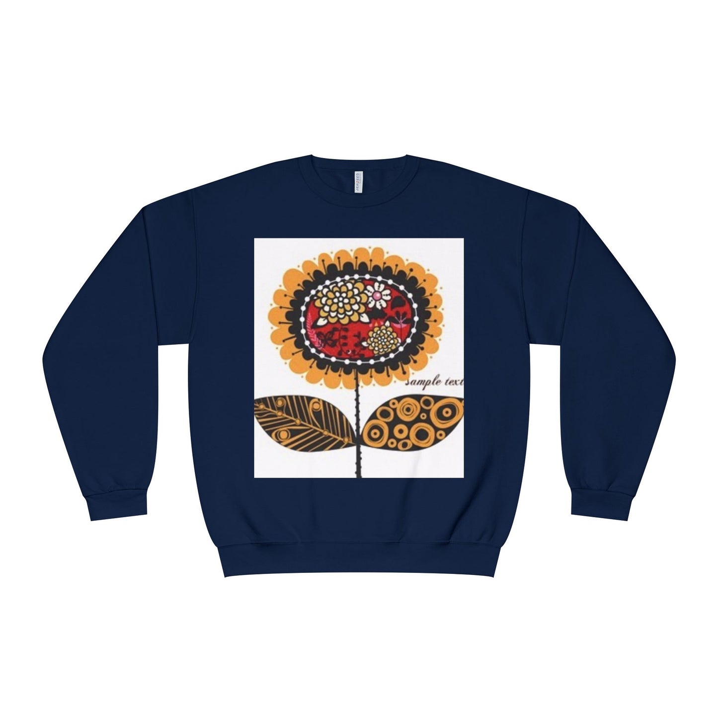 Floral Graphic Sweatshirt - Cozy Unisex Crewneck for All Occasions