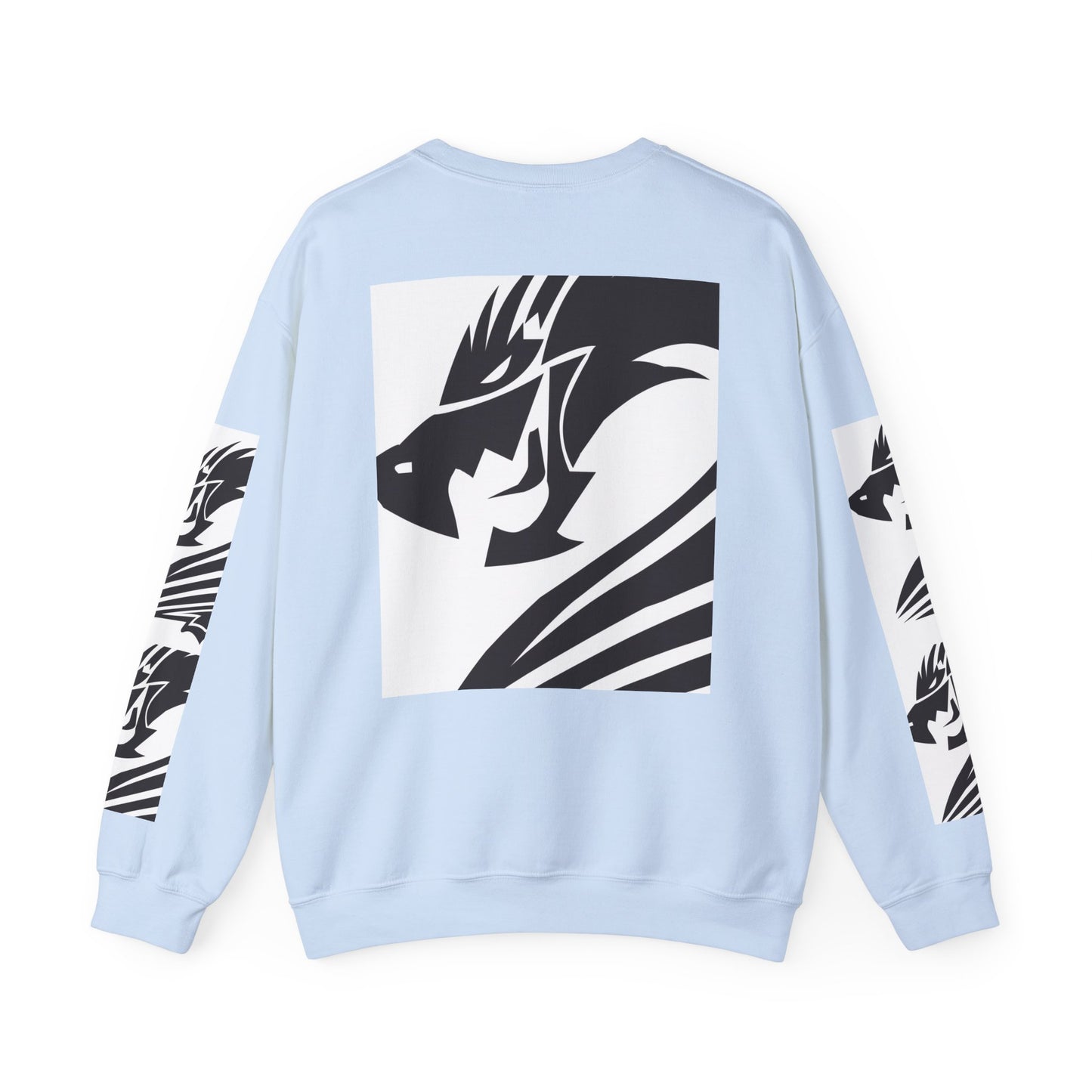Dragon Graphic Unisex Heavy Blend Sweatshirt - Cozy and Stylish for Fantasy Enthusiasts