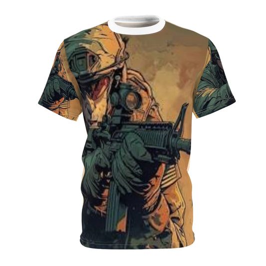 Unisex Military Graphic Tee - Rare Combat Design
