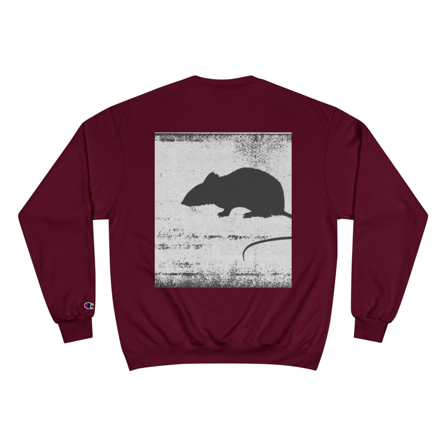 Vintage Style Rat Champion Sweatshirt - Cozy Layer for Animal Lovers