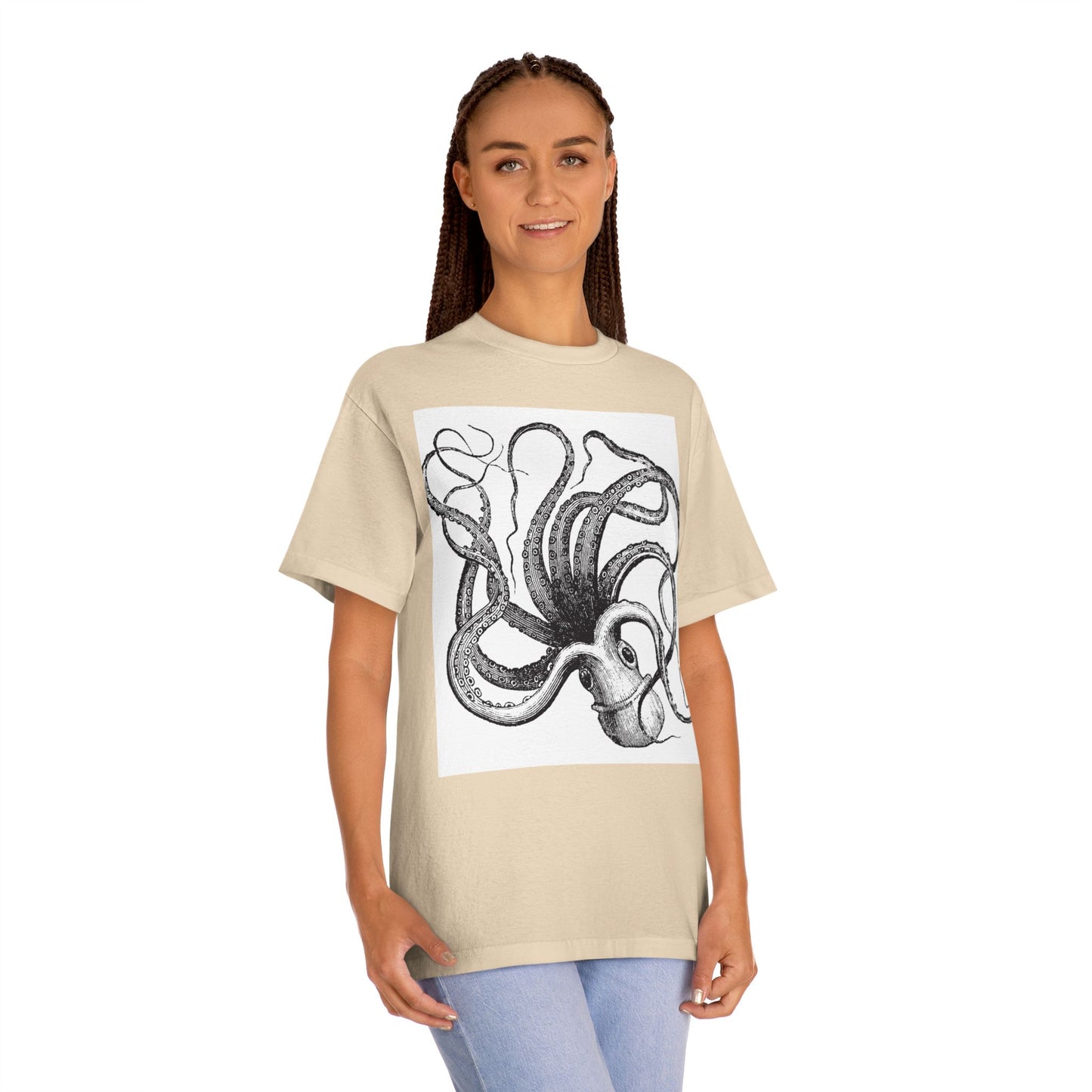 Octopus Graphic Unisex Classic Tee - Nautical Vibe Perfect for Ocean Lovers