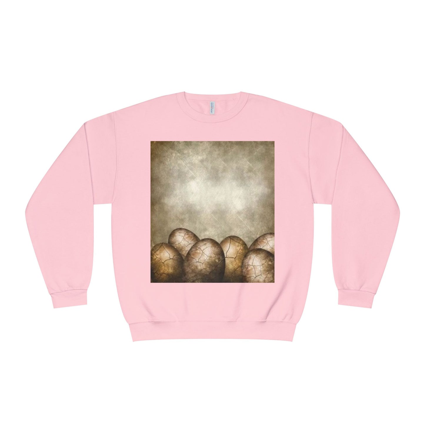 Cozy Vintage Egg Design Crewneck Sweatshirt