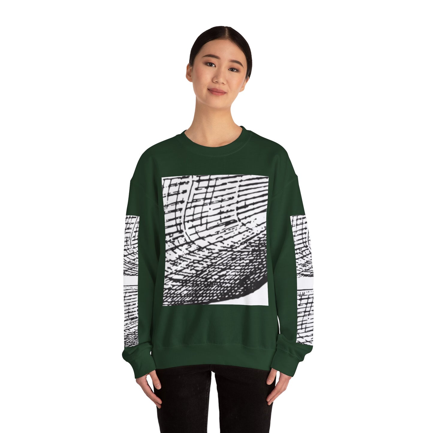 Artistic Unisex Crewneck Sweatshirt - Abstract Design for Cozy Vibes