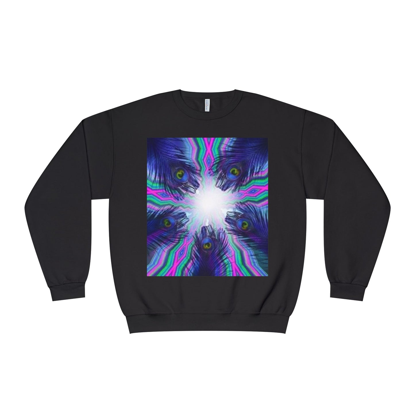 Psychedelic Art Crewneck Sweatshirt - Unisex Vibrant Graphic Sweatshirt