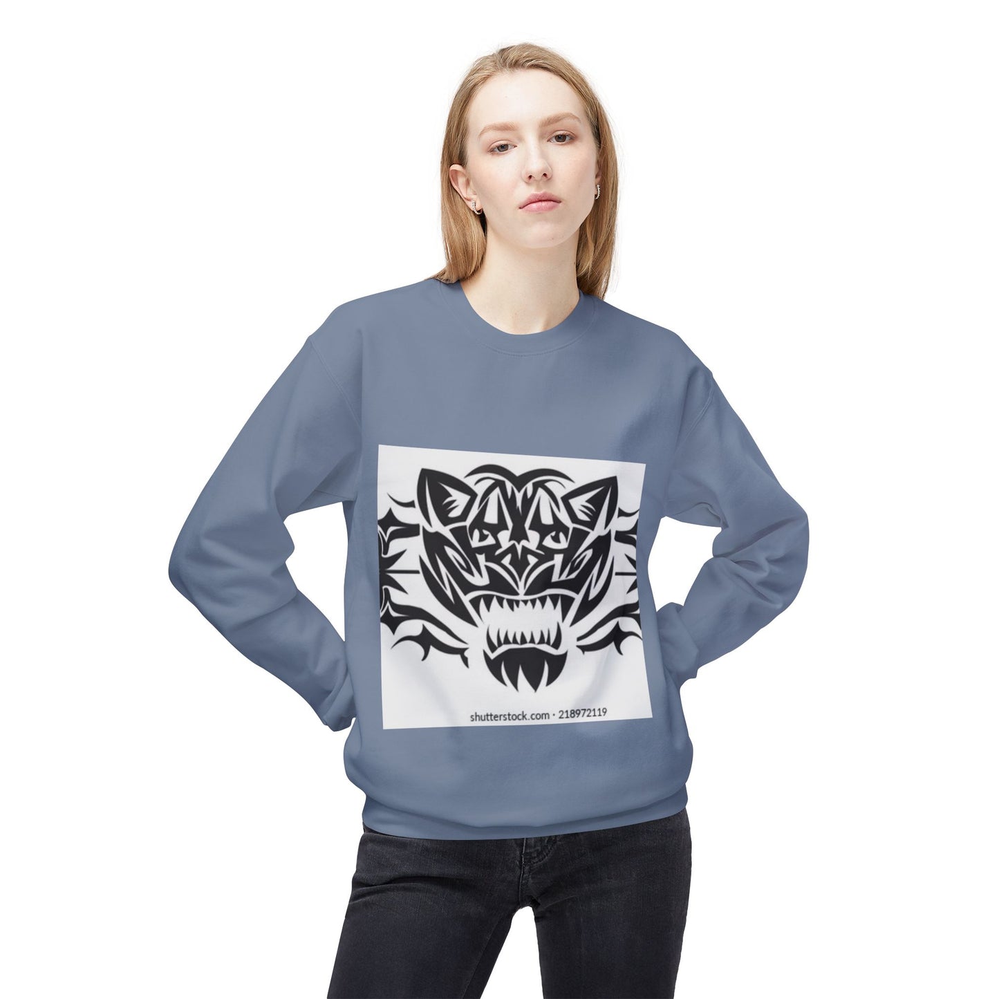 Fierce Tiger Graphic Sweatshirt for Nature Lovers