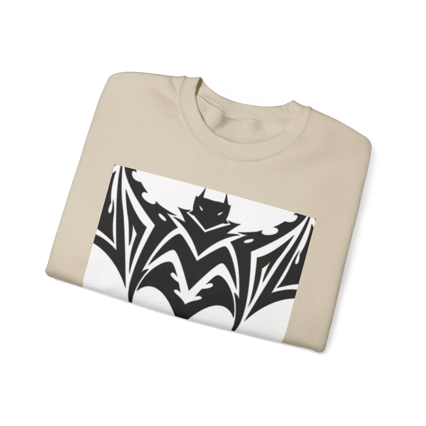 Gothic Bat Sweatshirt - Unisex Crewneck for Halloween & Casual Wear