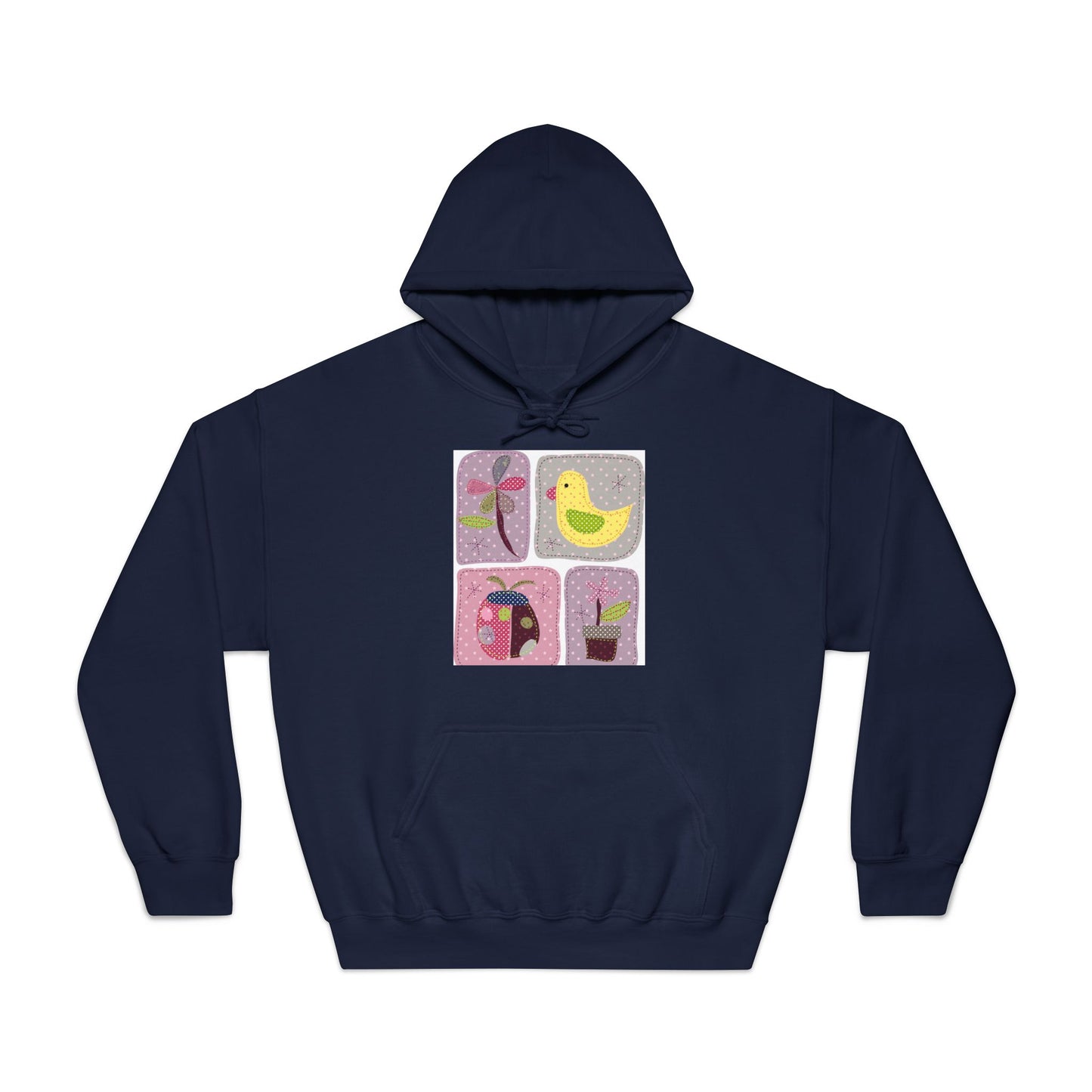 Cozy Unisex Hooded Sweatshirt with Floral Design - Perfect for Spring Celebrations