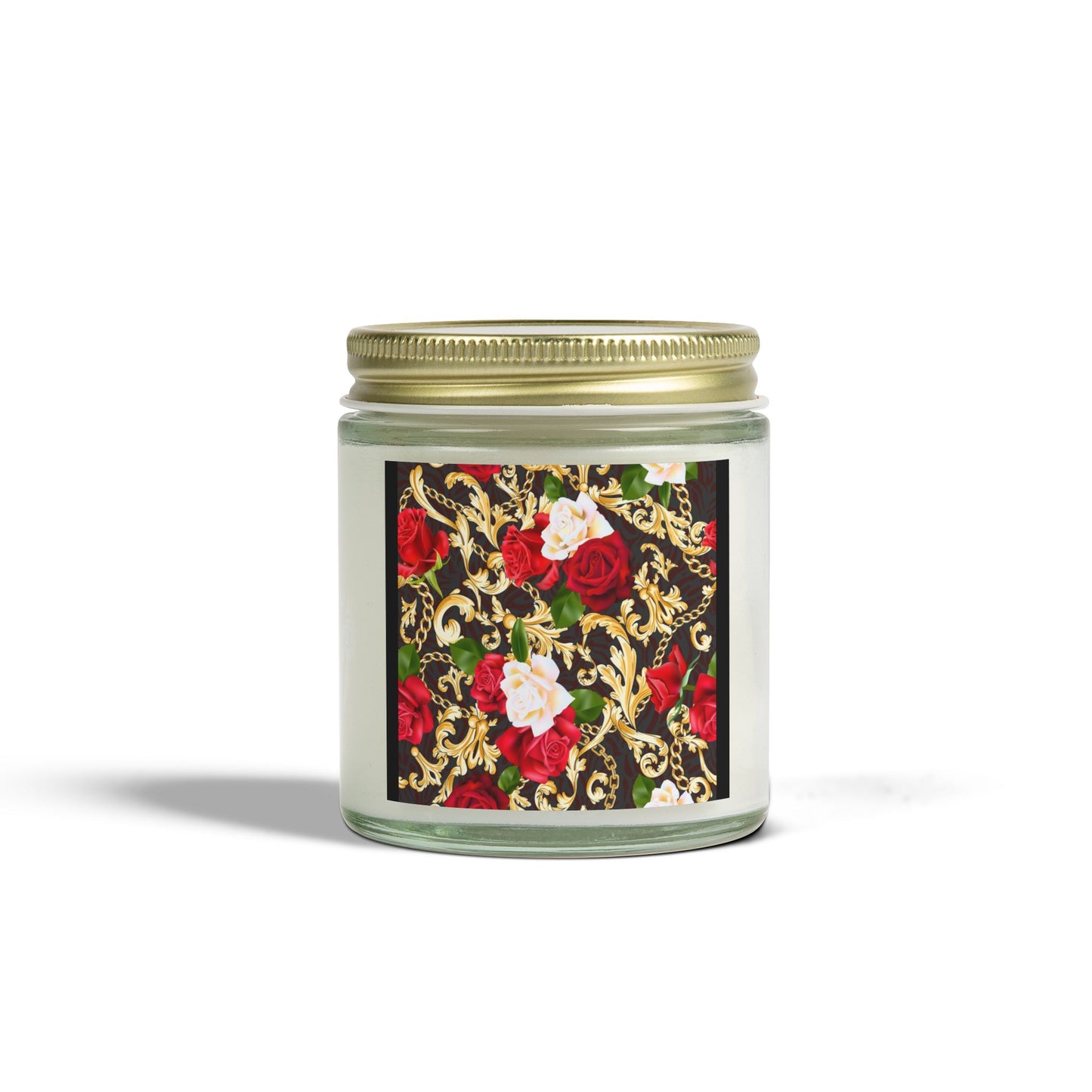 Hand-Poured Coconut Apricot Scented Candle - Relaxing Home Decor for Mindfulness & Self-Care