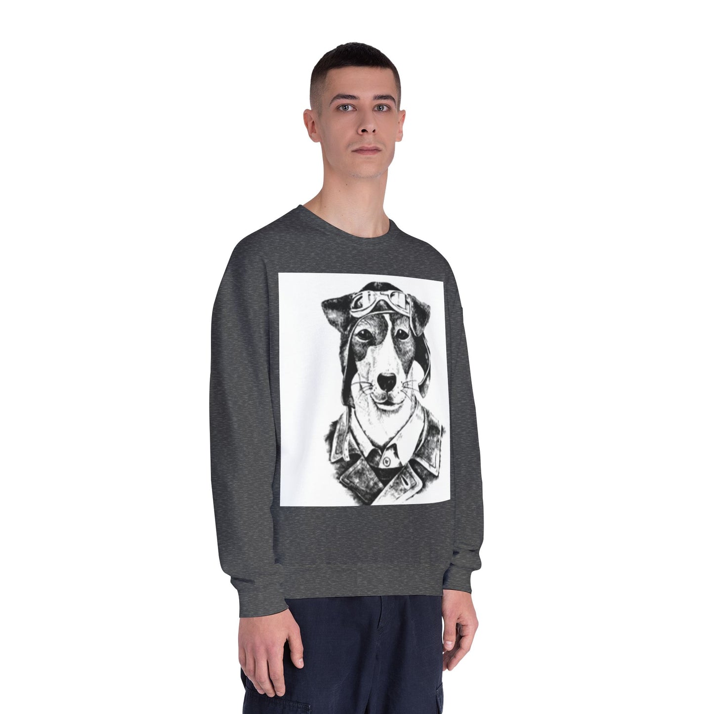 Pilot Dog Unisex Crewneck Sweatshirt - Cozy Pet Lover's Gift