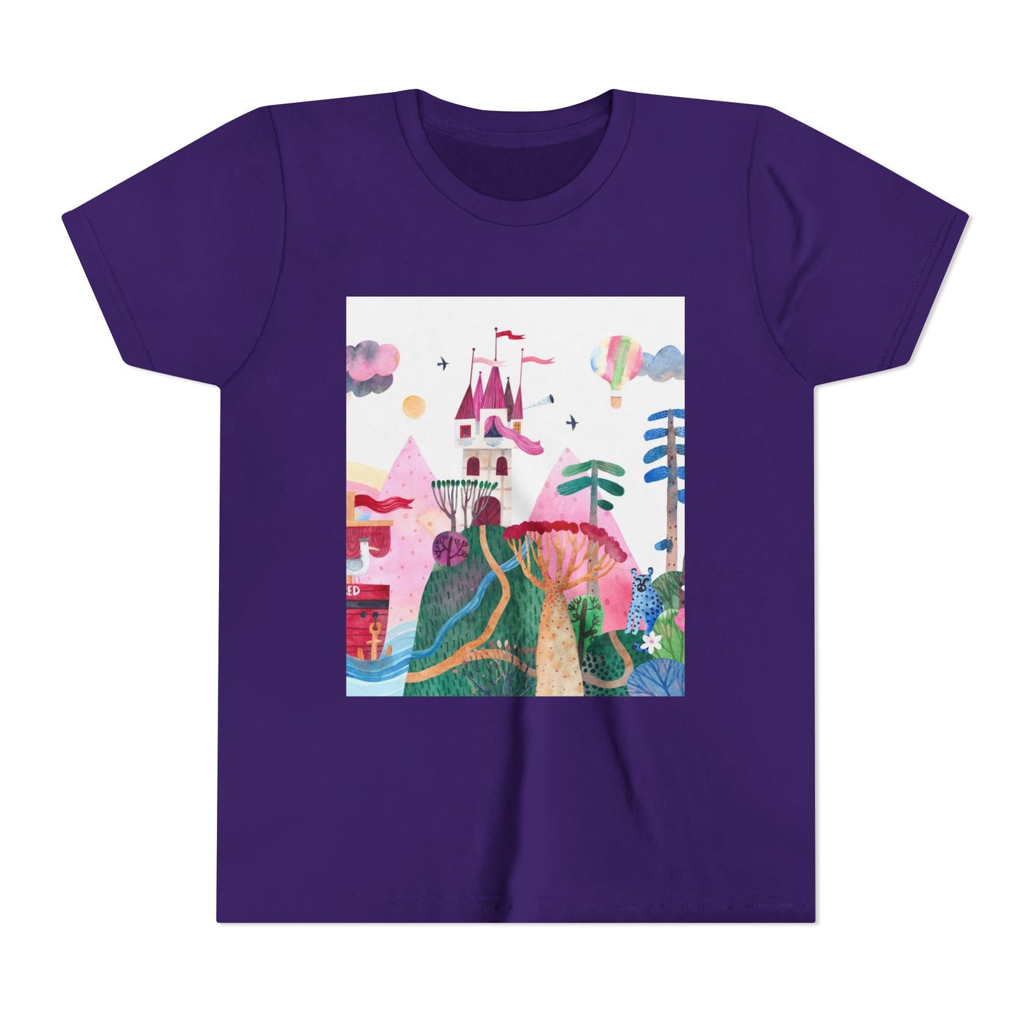 Mermaid Dreams Youth Tee - Cute Short Sleeve T-Shirt for Girls