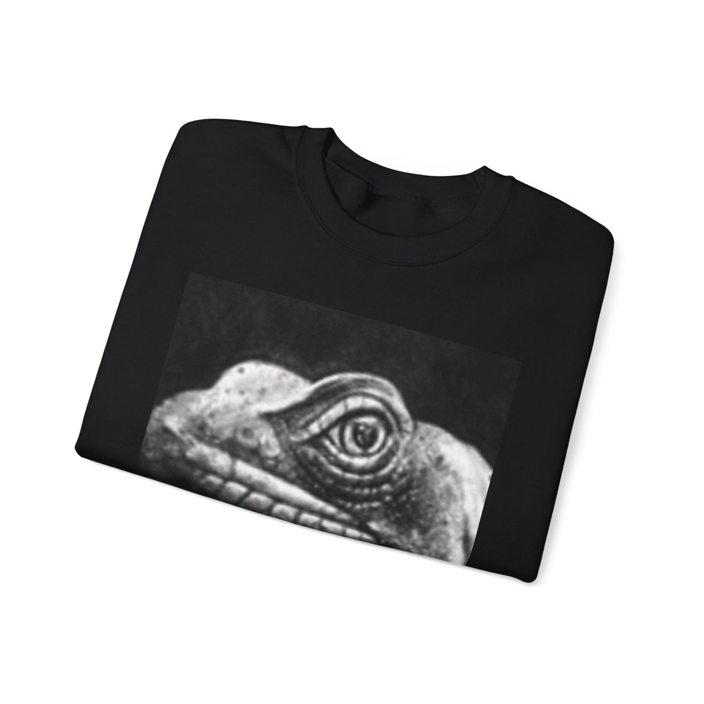Unique Unisex Crewneck Sweatshirt with Bold Lizard Design