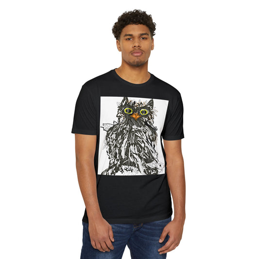 Whimsical Cat Graphic Unisex T-Shirt - Fun & Artsy Apparel