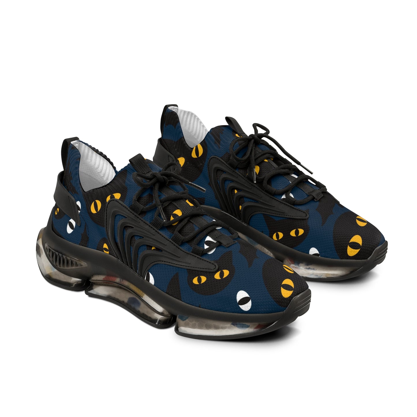 Men's Cat Eye Pattern Sneakers - Stylish and Comfortable Footwear