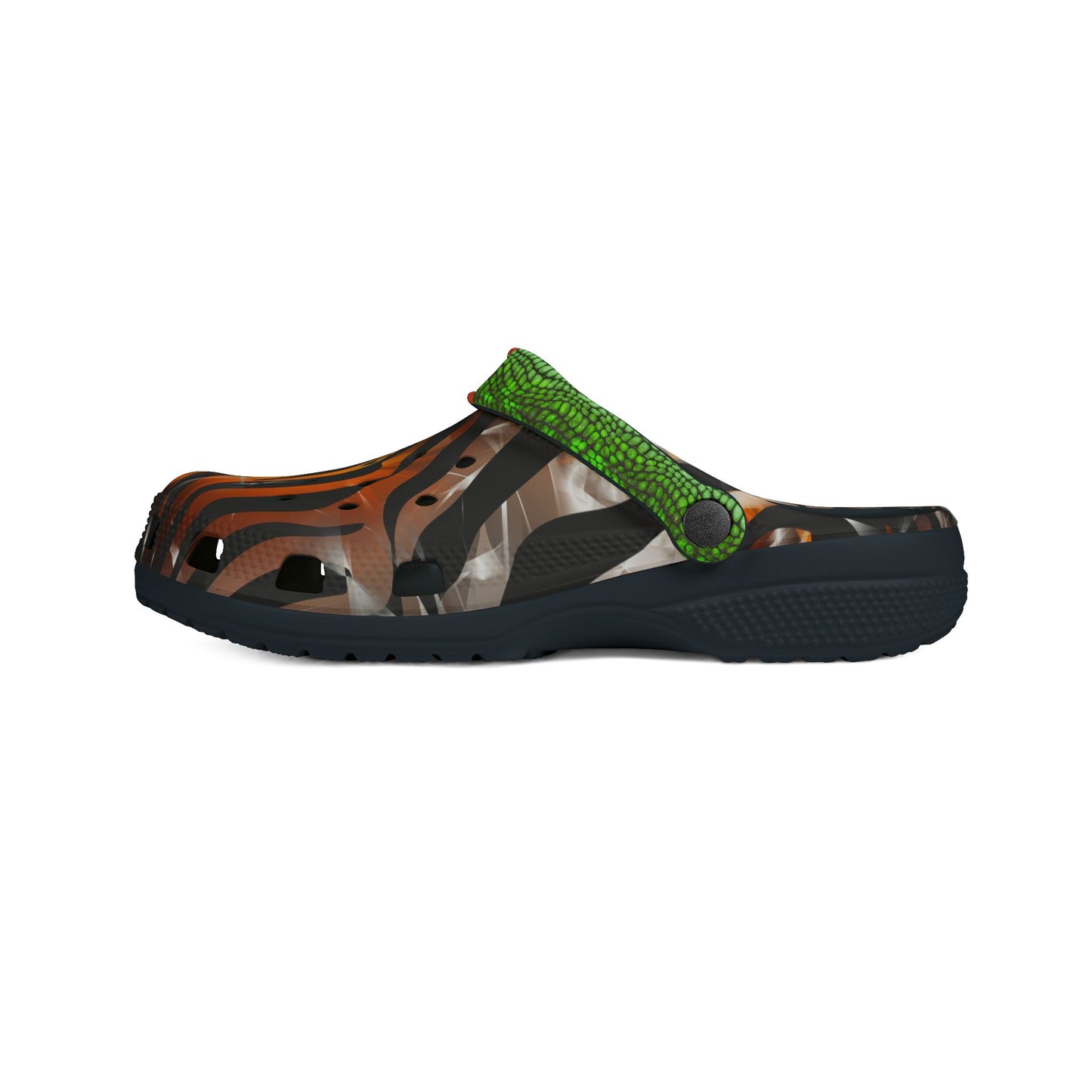 Stylish EVA Foam Rubber Clogs - Trendy Animal Print Slip-Ons for Casual & Outdoor Use