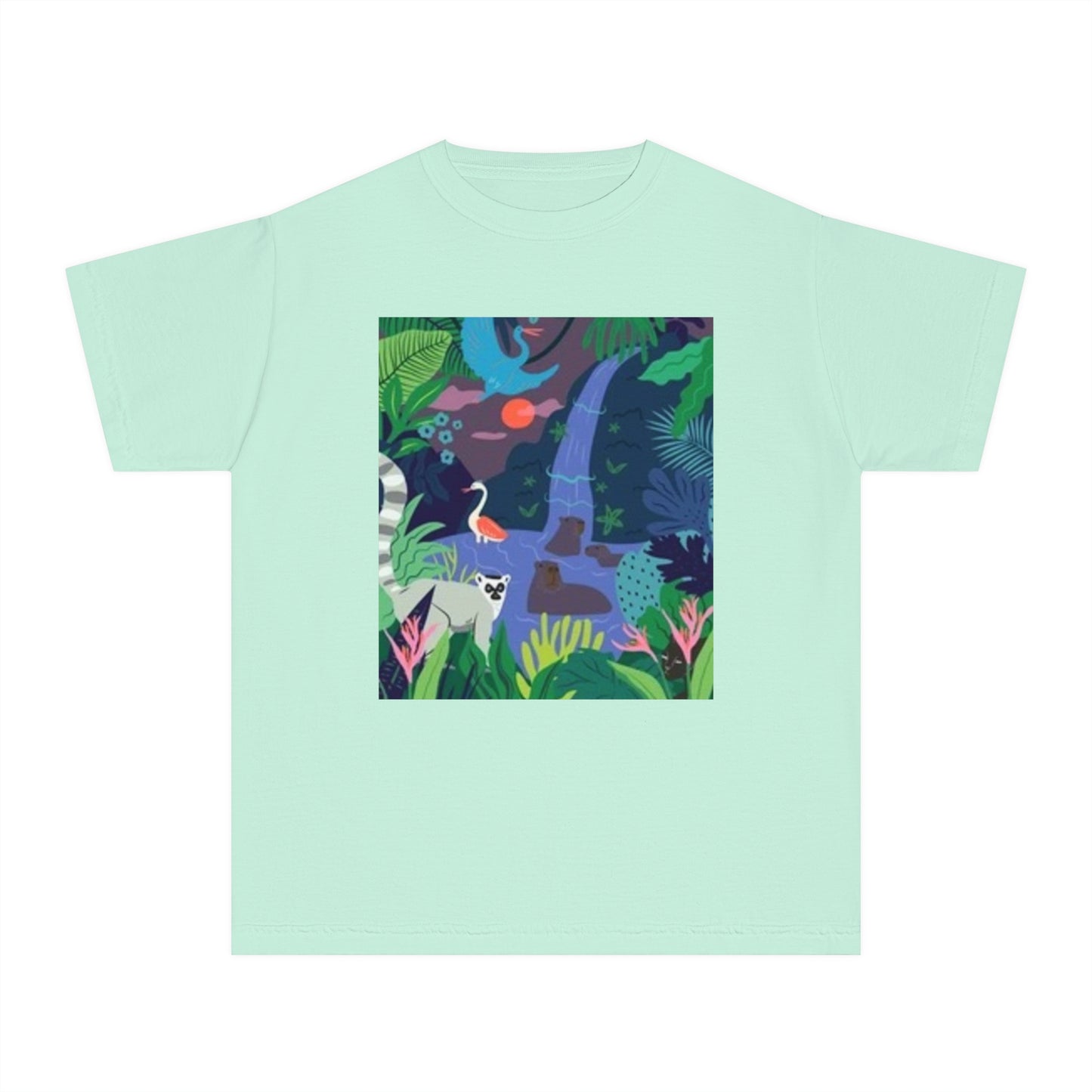 Colorful Jungle Adventure Youth Tee