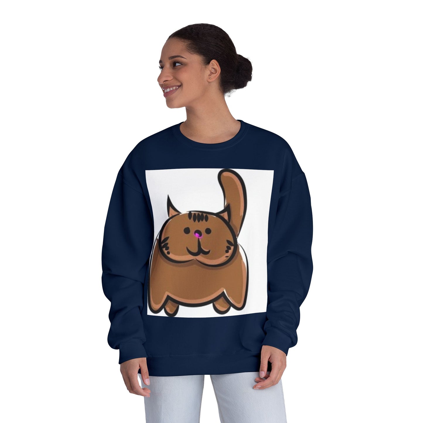 Cute Cartoon Cat Unisex Sweatshirt