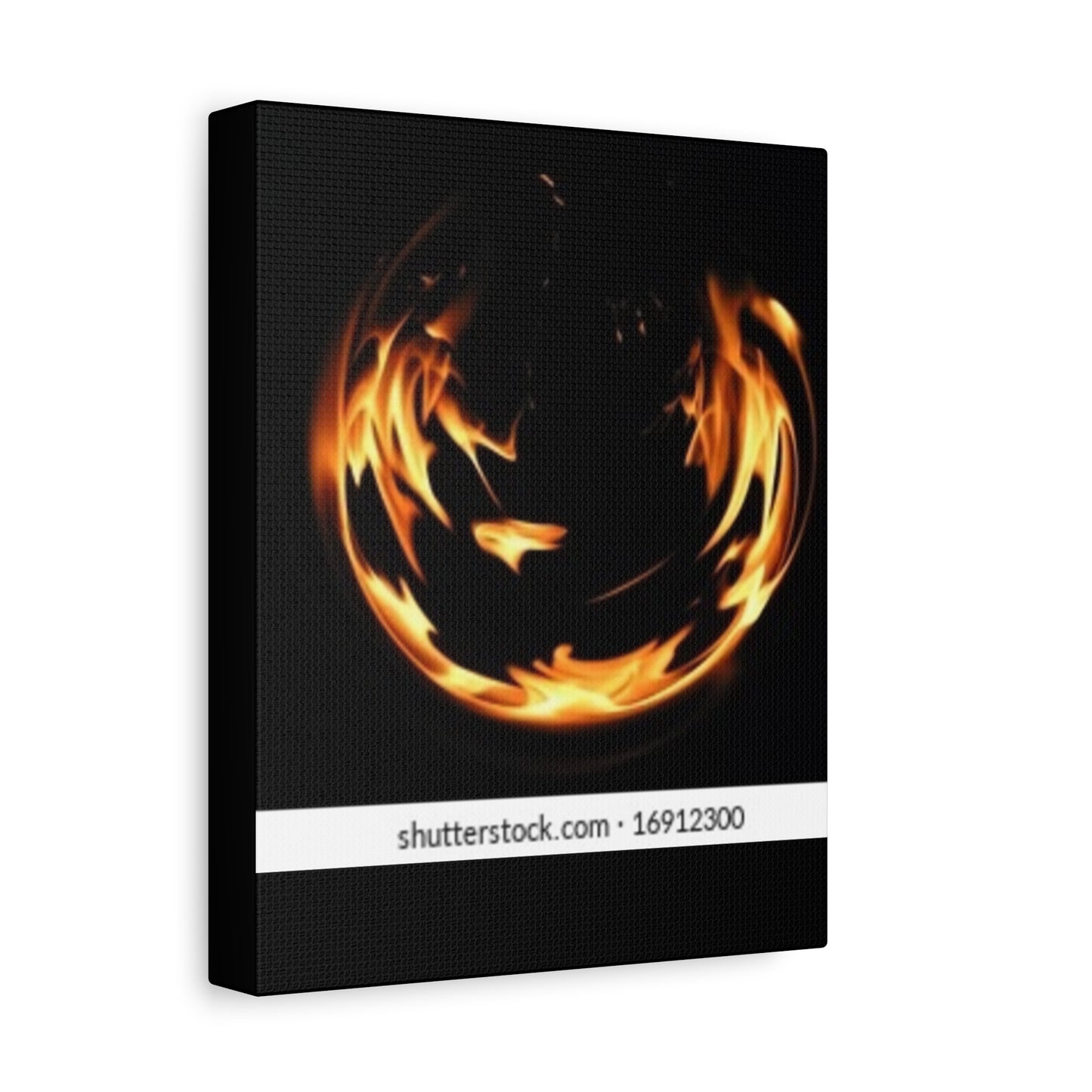 Fire Swirl Matte Canvas Art - Stretched 1.25" Gallery Wrap