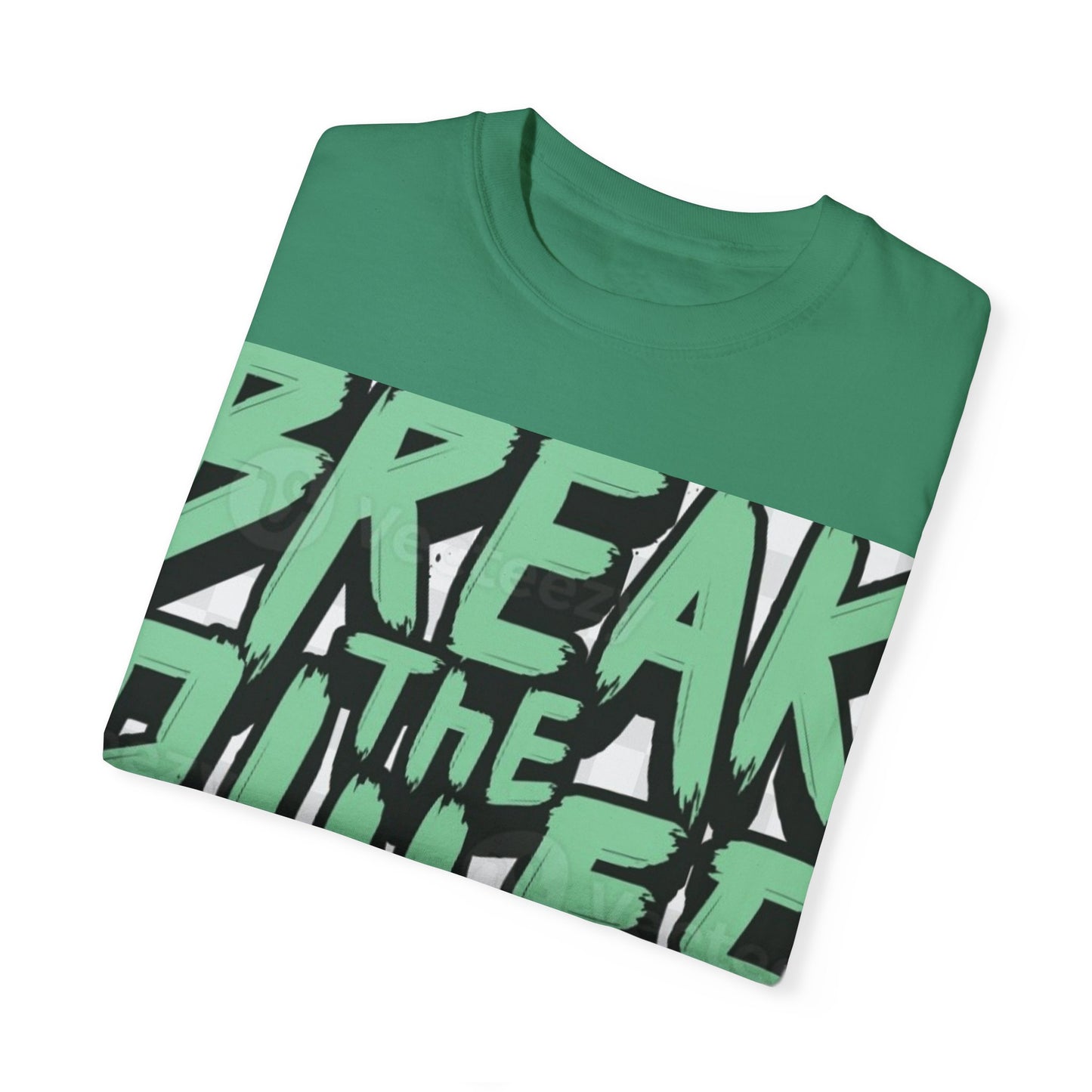Unisex Garment-Dyed T-shirt - "Break the Rules" Graphic Tee for Creative Spirits