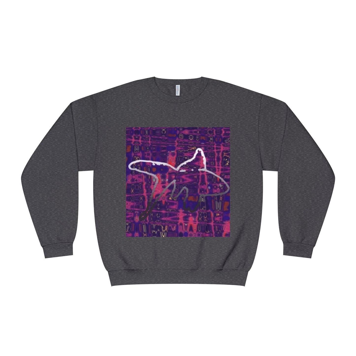 Artistic Crewneck Sweatshirt - Unisex Abstract Design for Cozy Comfort