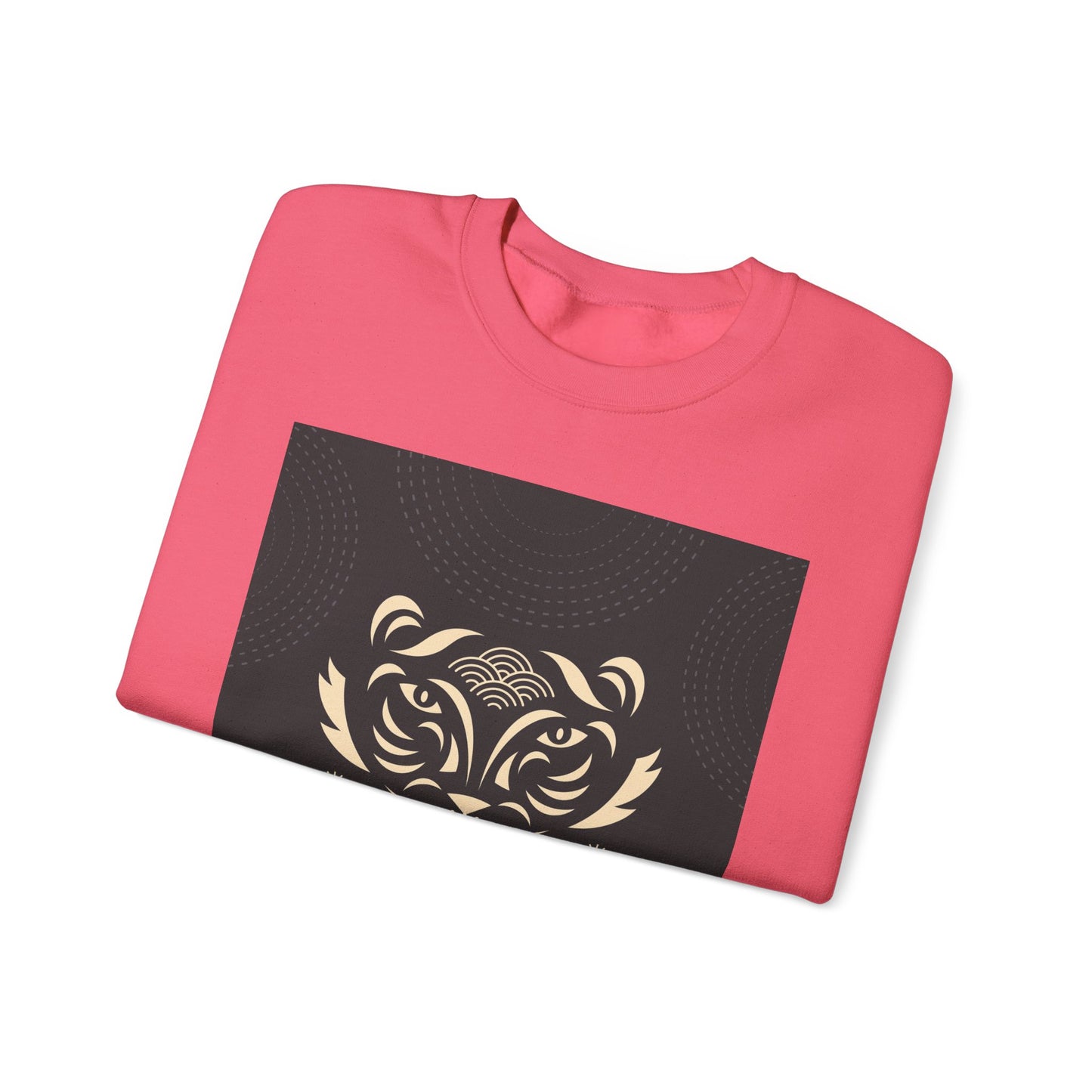 Halloween-Themed Unisex Crewneck Sweatshirt with Spooky Eyes and Bird Design