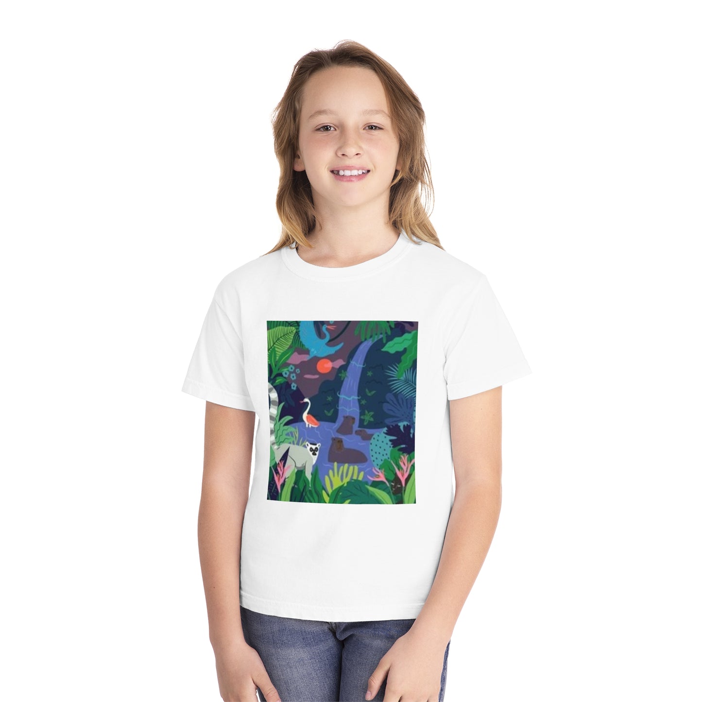 Colorful Jungle Adventure Youth Tee