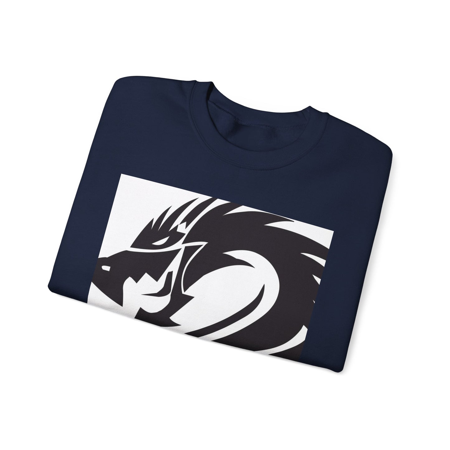Dragon Graphic Unisex Heavy Blend Sweatshirt - Cozy and Stylish for Fantasy Enthusiasts