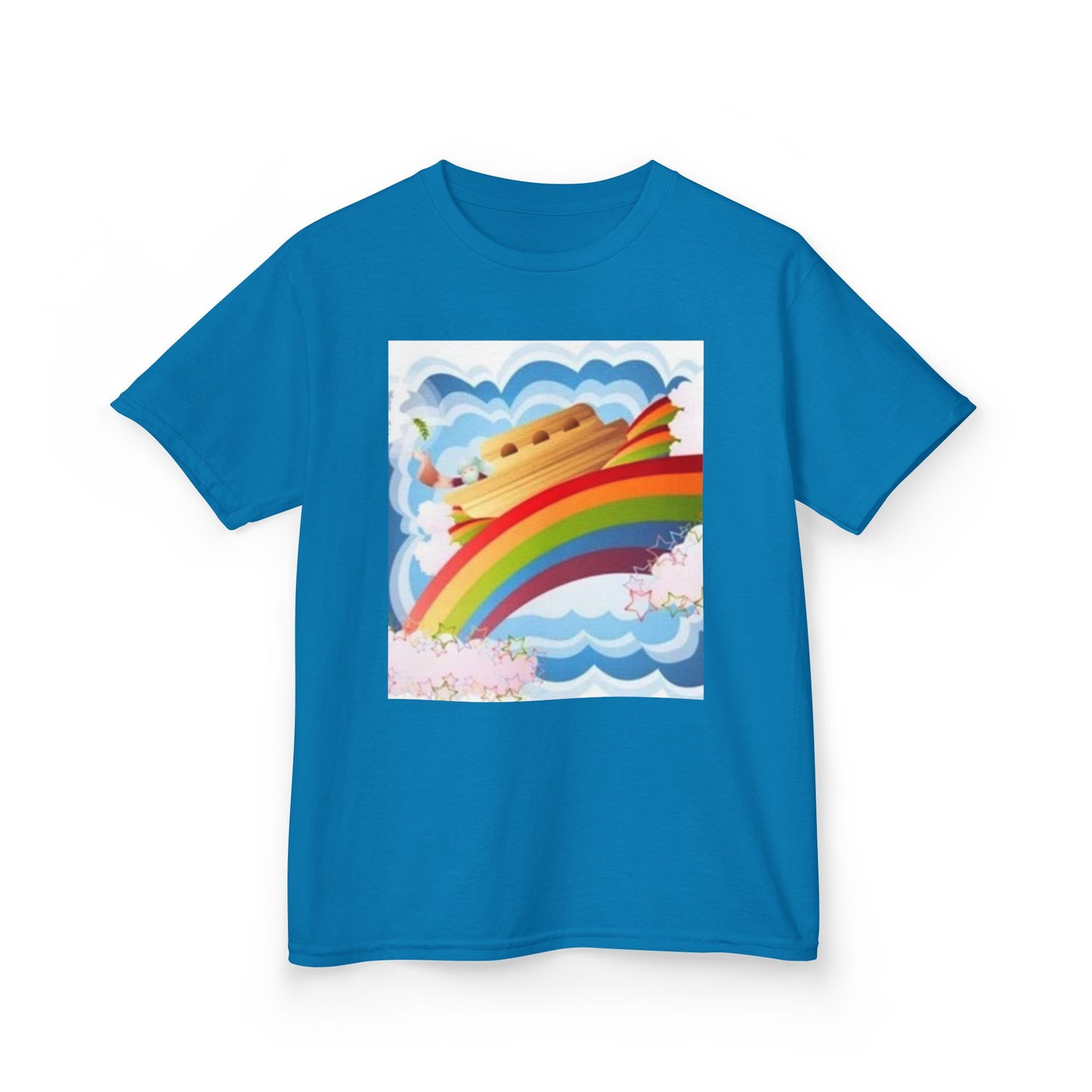 Rainbow Adventure Kids Heavy Cotton Tee - Fun & Colorful Design for Playful Days